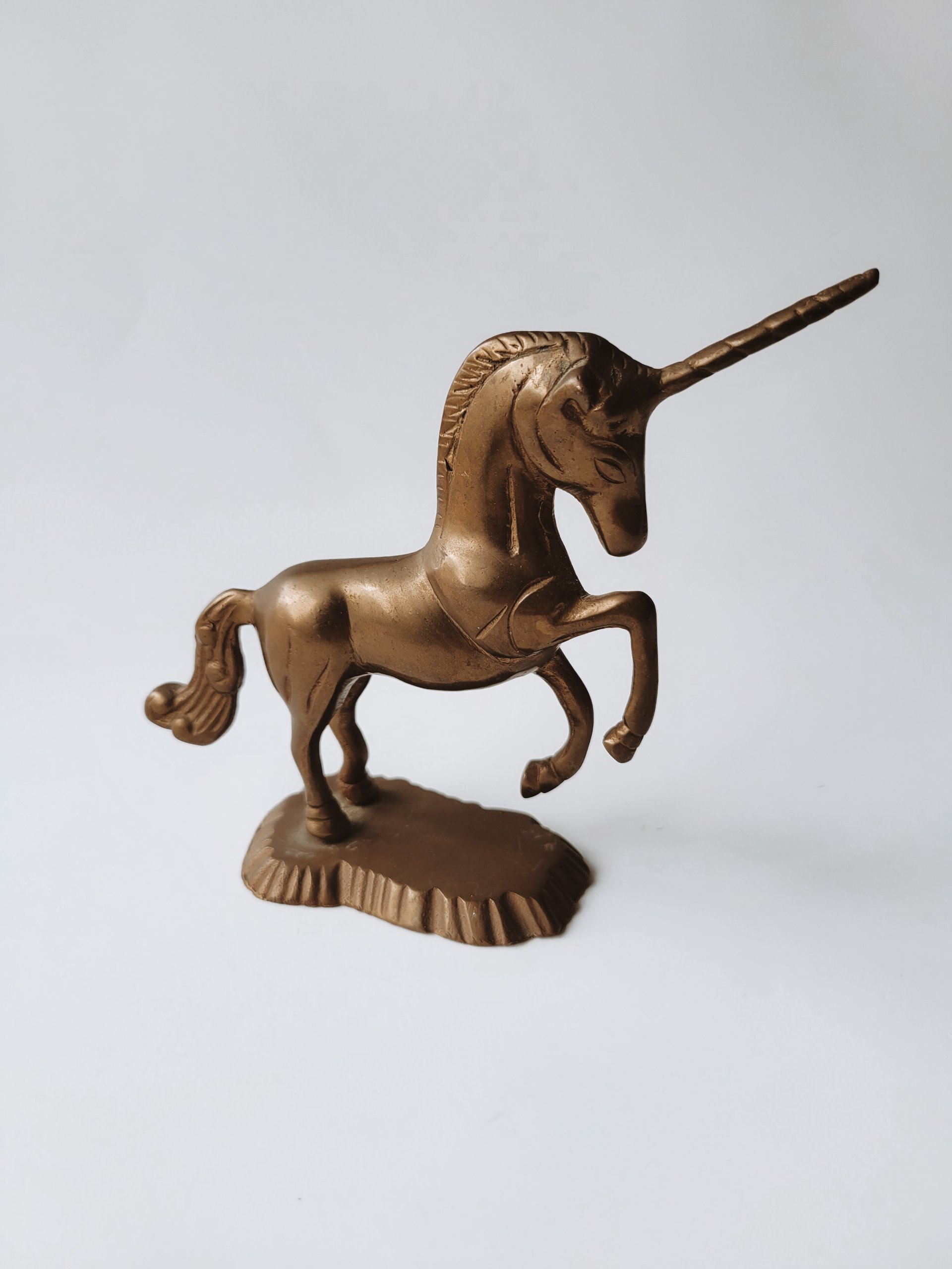 Solid Brass Unicorn — view 3