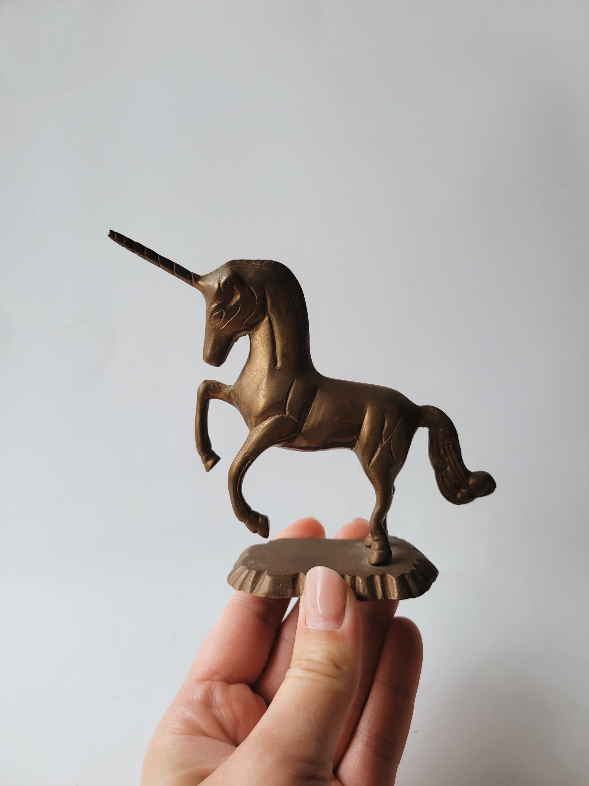 Solid Brass Unicorn — view 5
