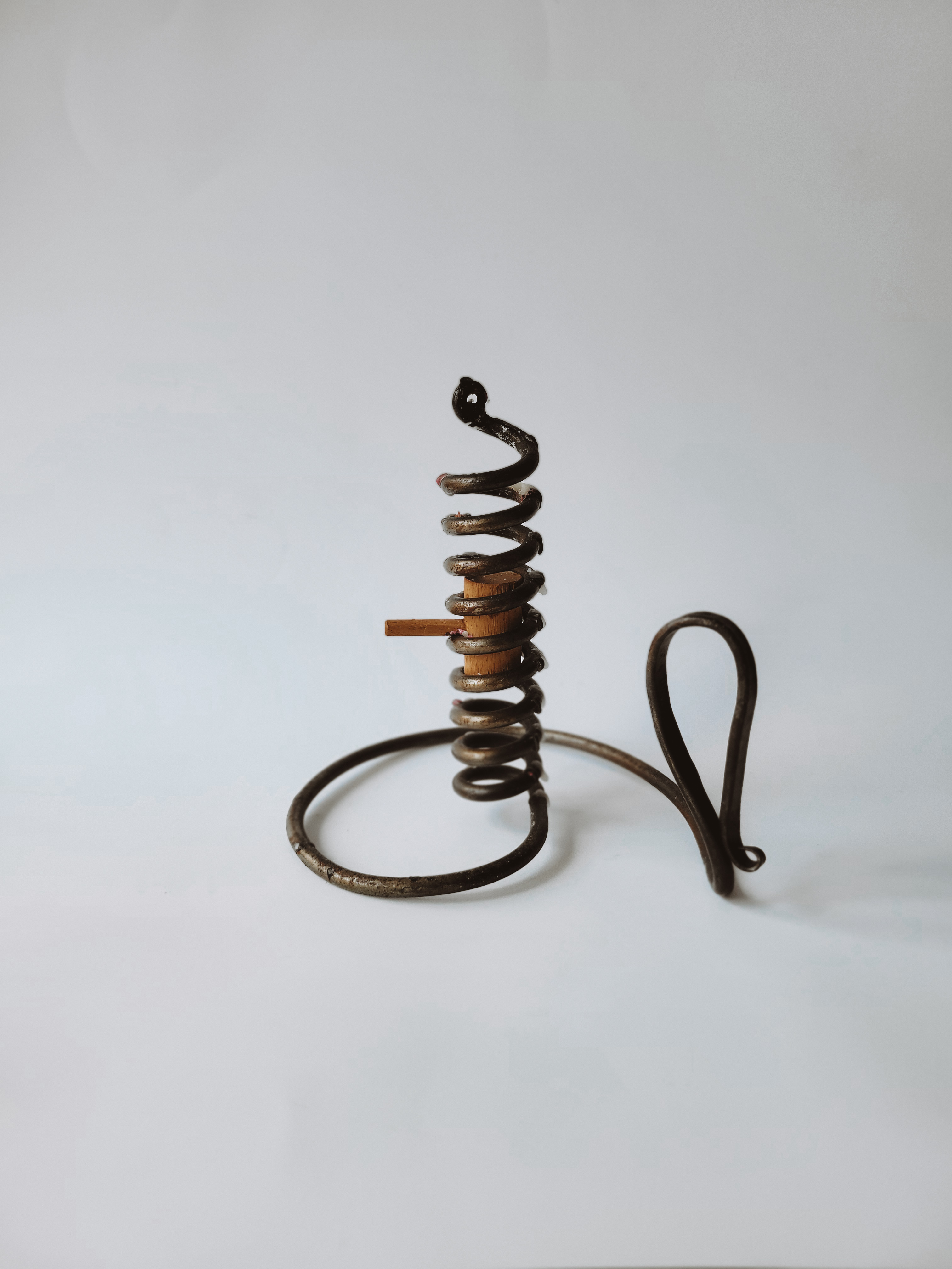 Rustic Spiral Candle Holder
