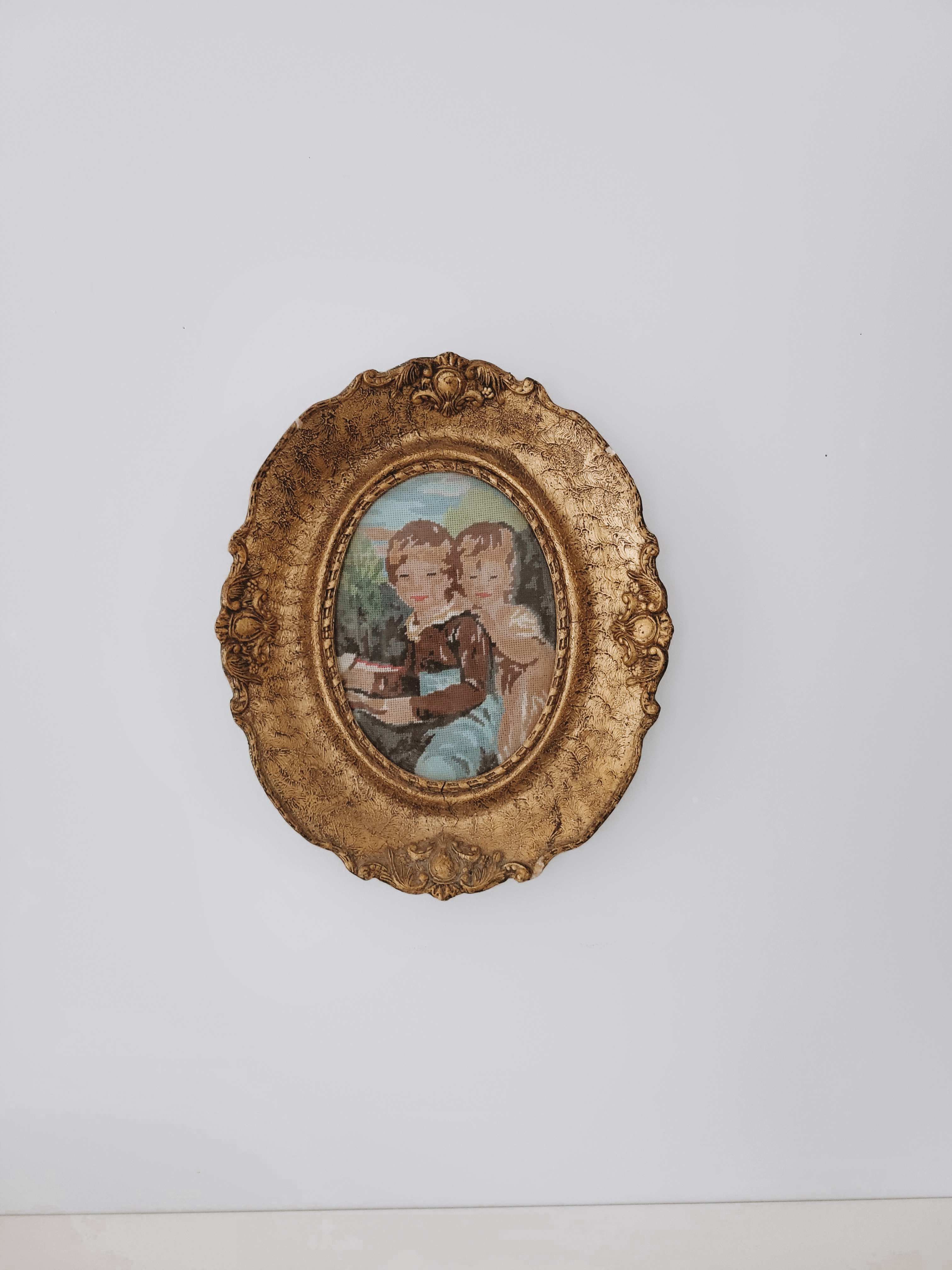 Ornate Framed Needlepoint