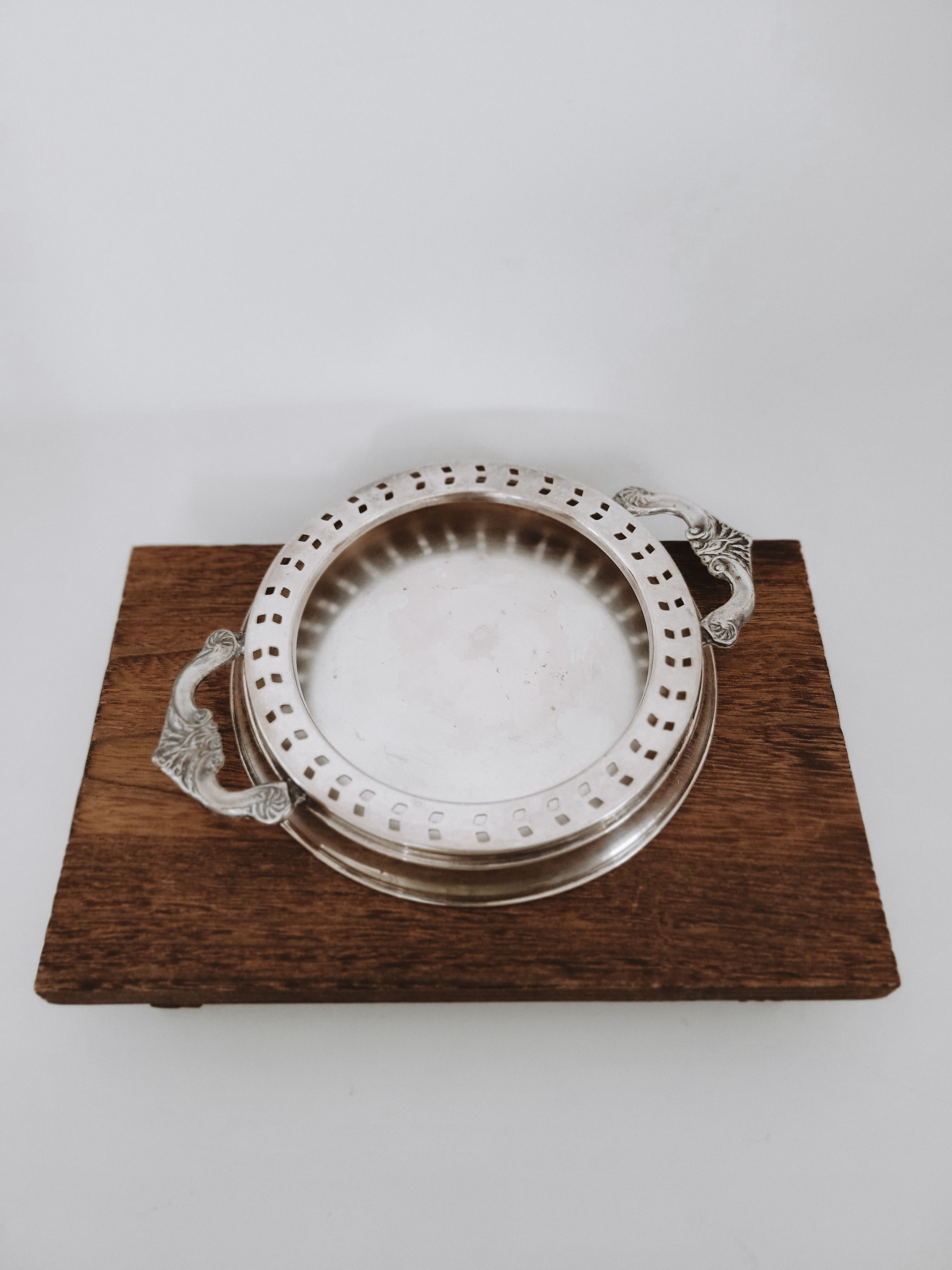 Vintage Silver-plate Wine Stand