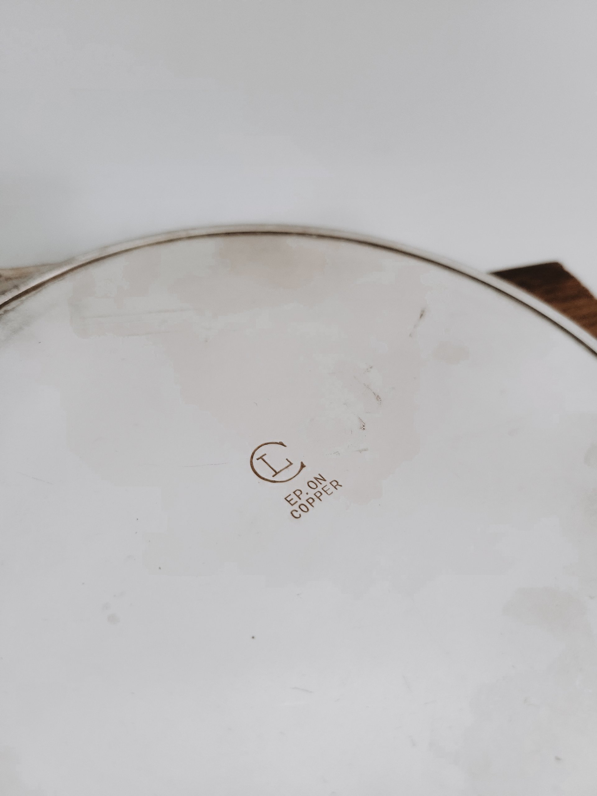 Vintage Silver-plate Wine Stand — view 4