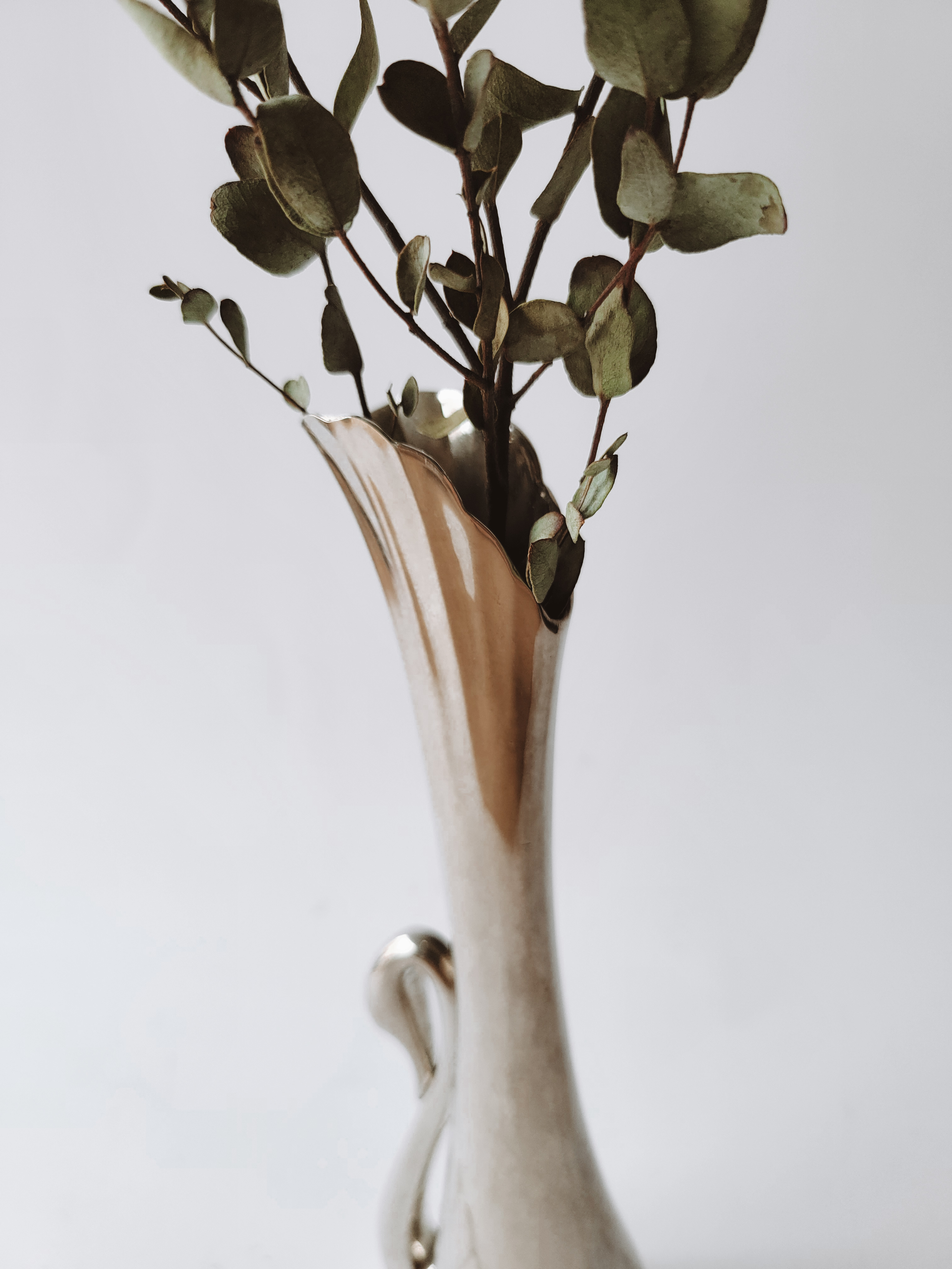 Vintage Silver-plate Swan Bud Vase — view 3
