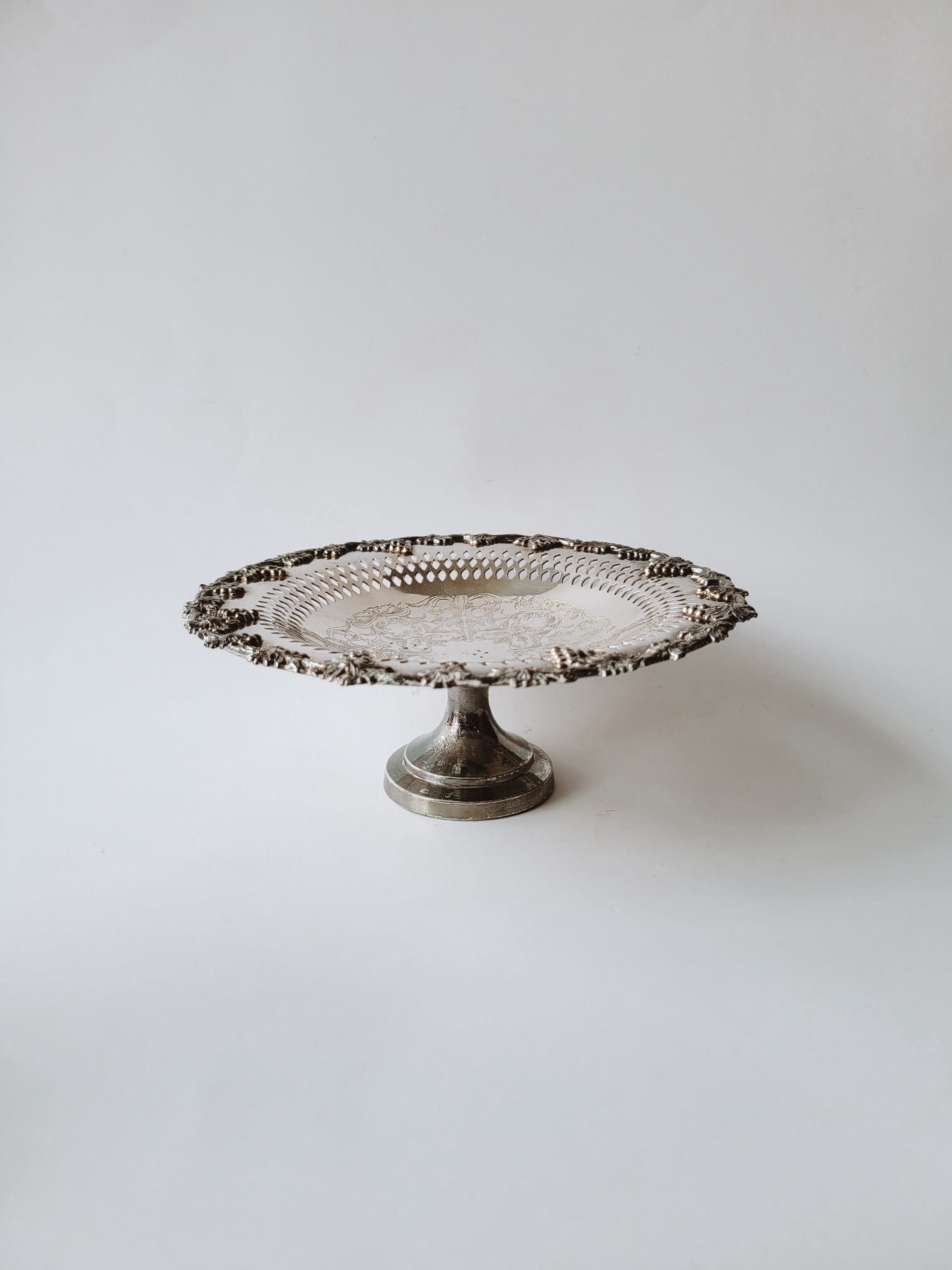 Wm. A. Rogers Silver Pedestal Compote