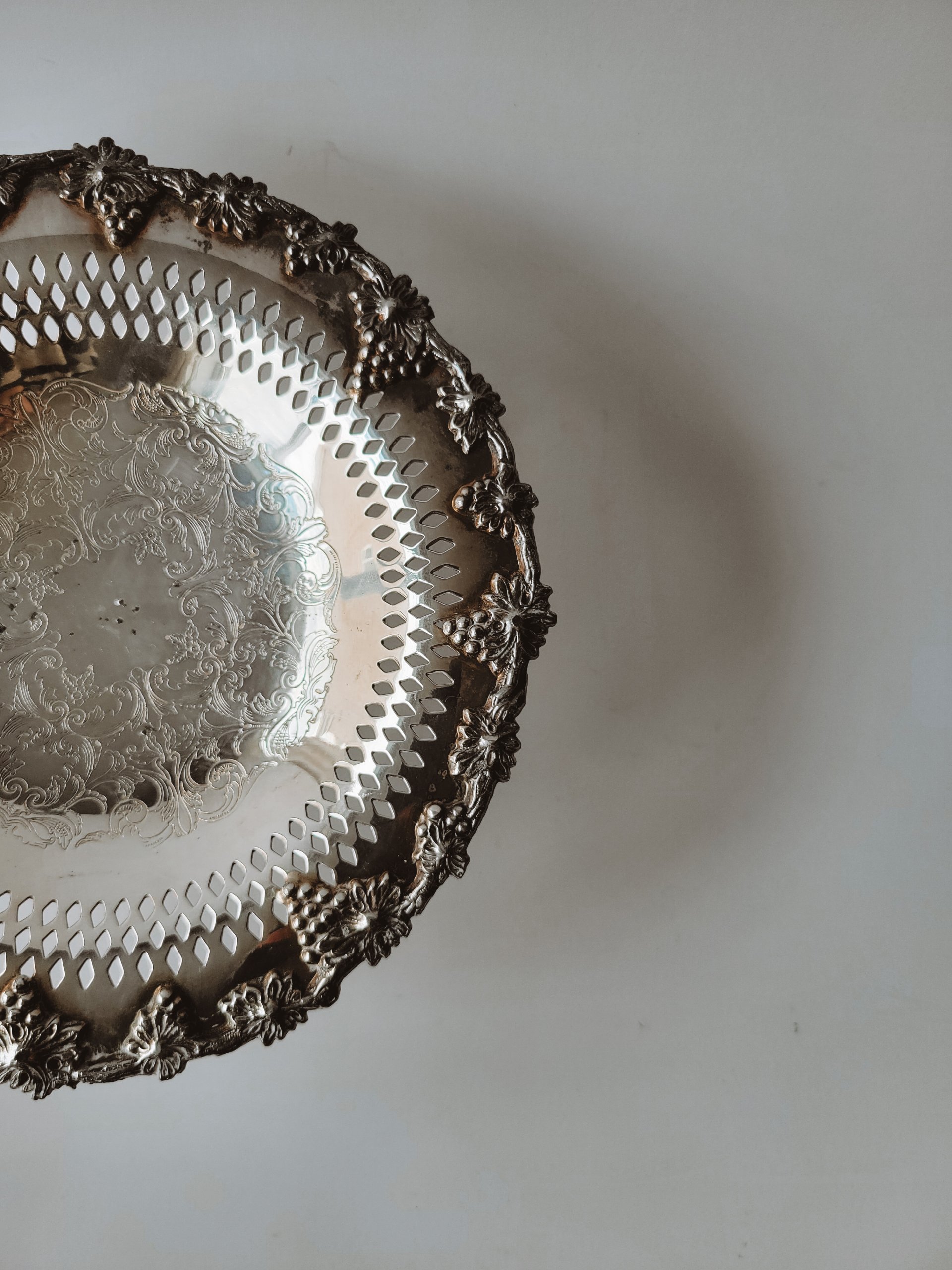 Wm. A. Rogers Silver Pedestal Compote — view 2
