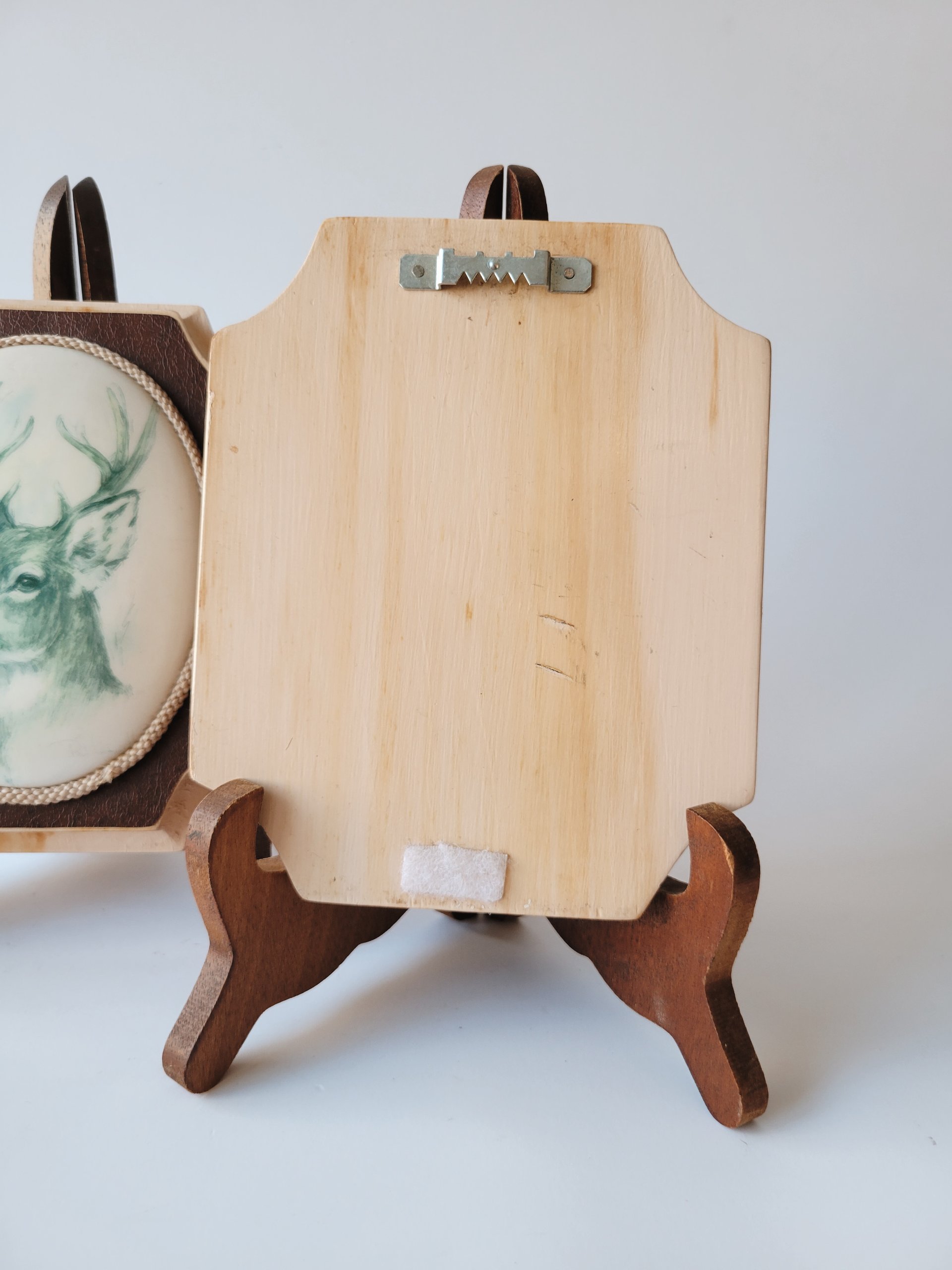 Pair Deer Wall Plaques — view 5