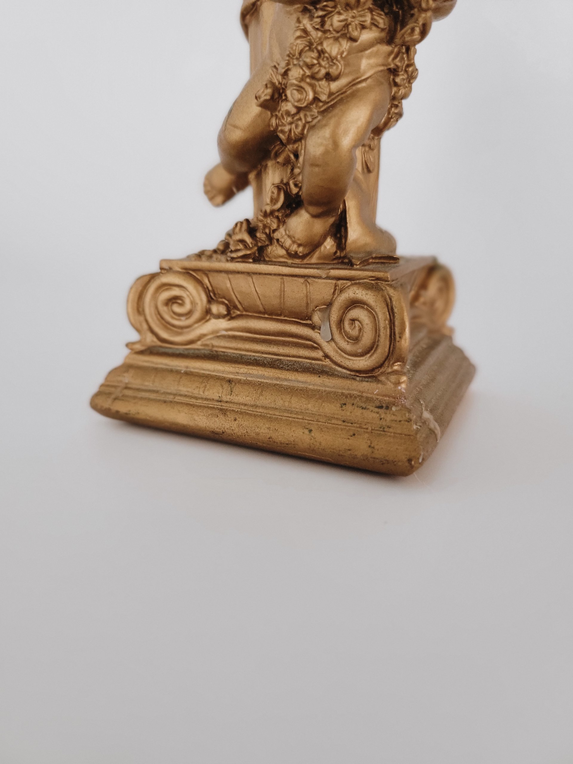 Gilt Cherub Candleholder — view 4