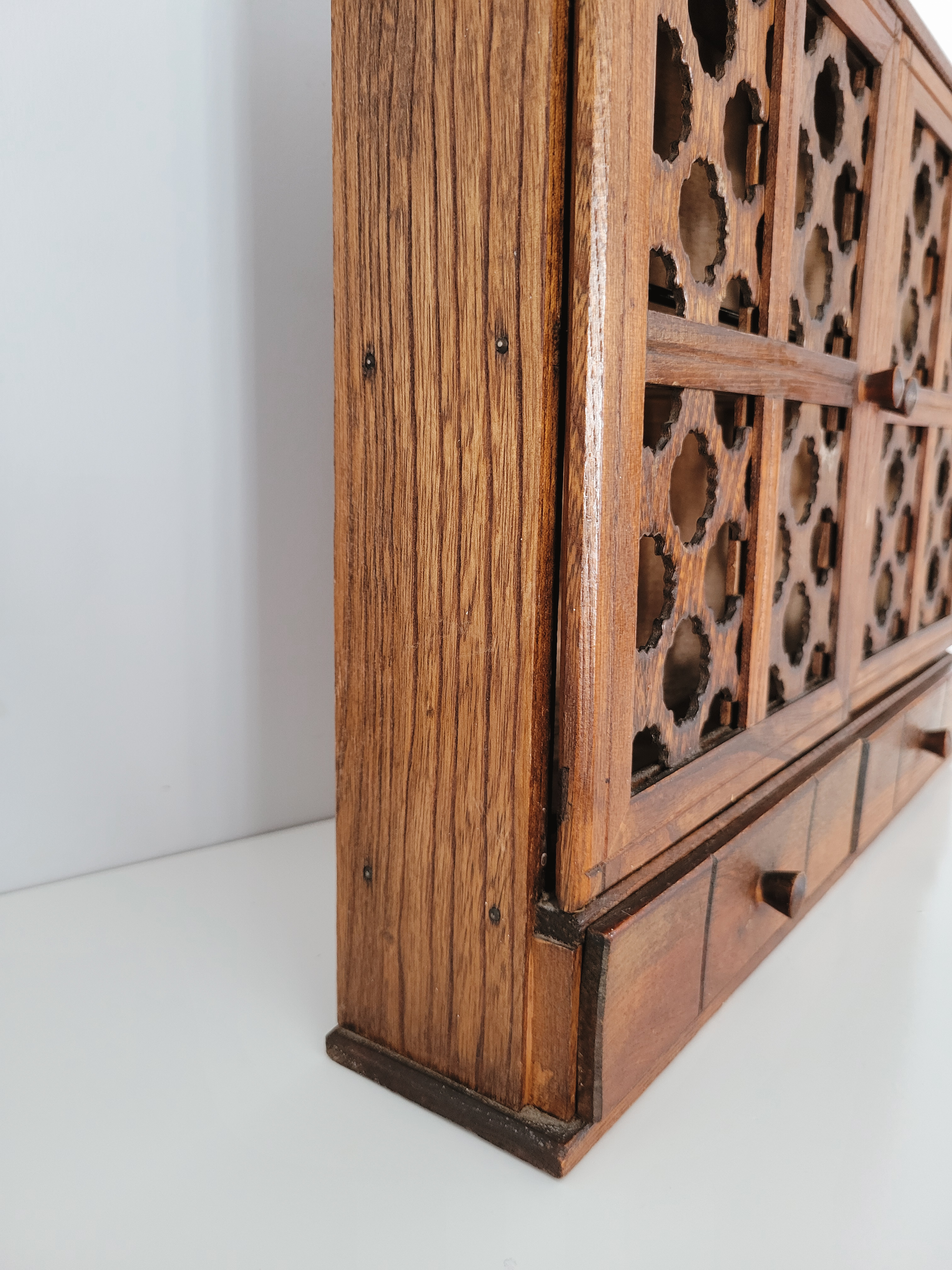 Vintage Wooden Wall Cabinet — view 5