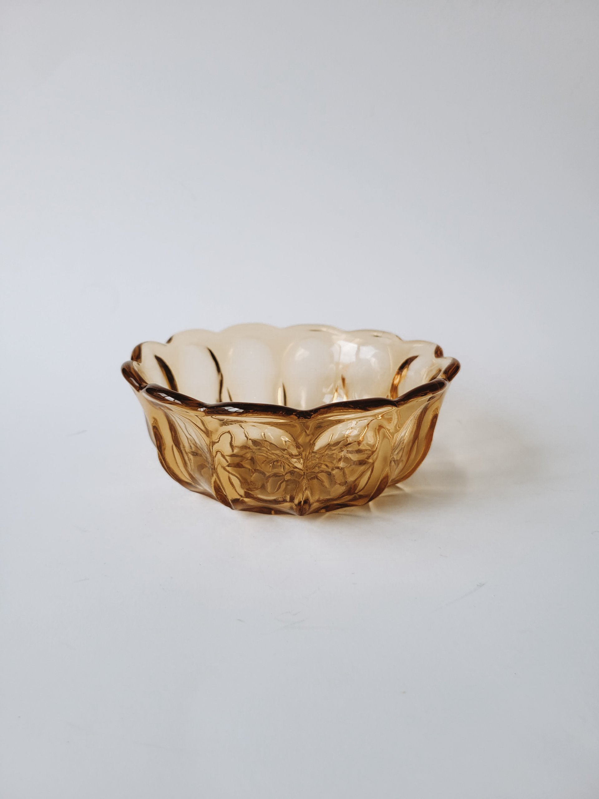 Vintage Anchor Hocking Amber Bowl