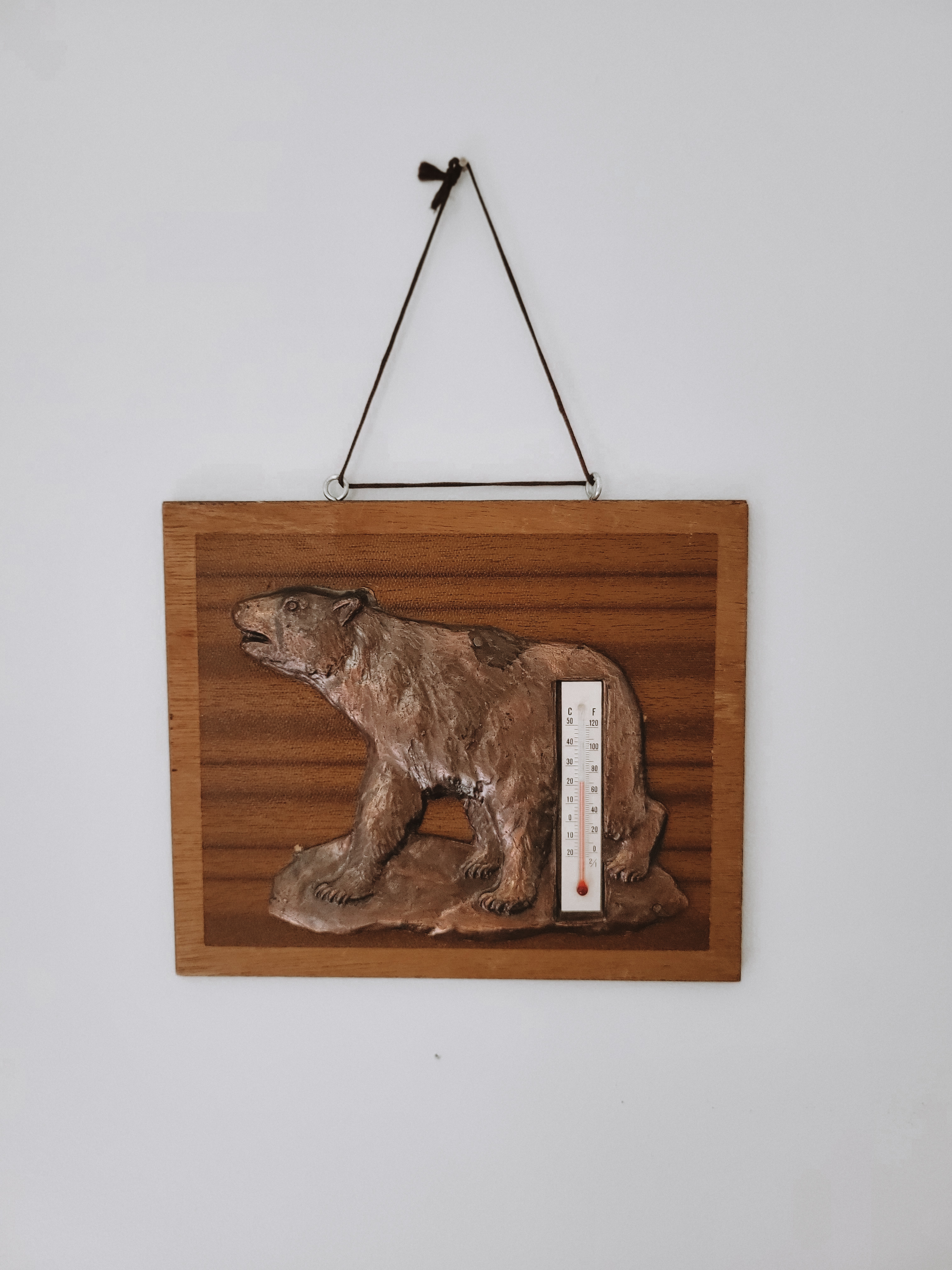 Copper Bear Thermometer