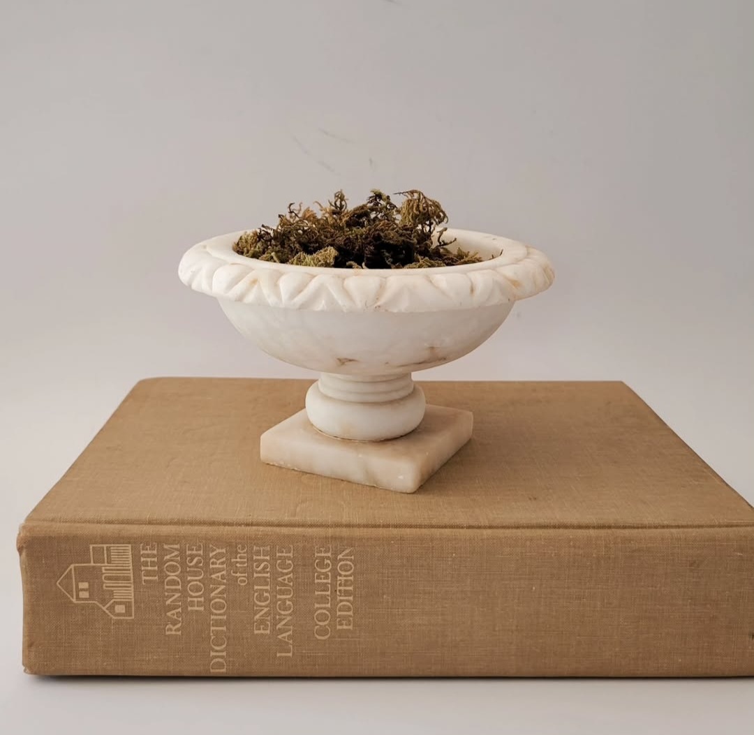 Alabaster Birdbath