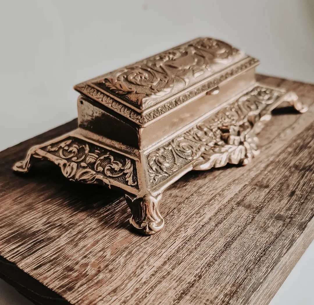 Brass Stamp Box
