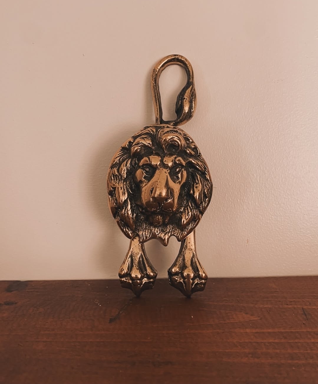 Brass Lion Doorknocker