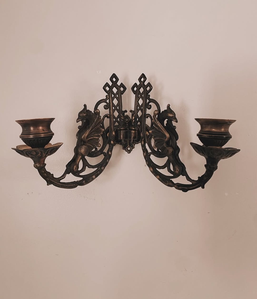 Ornate Griffin Candelabra