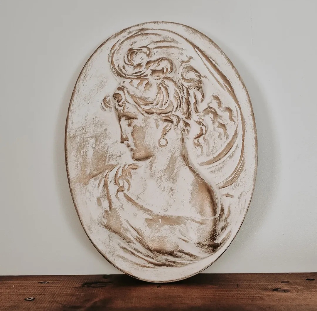 Grecian Plaster Wall Plaque