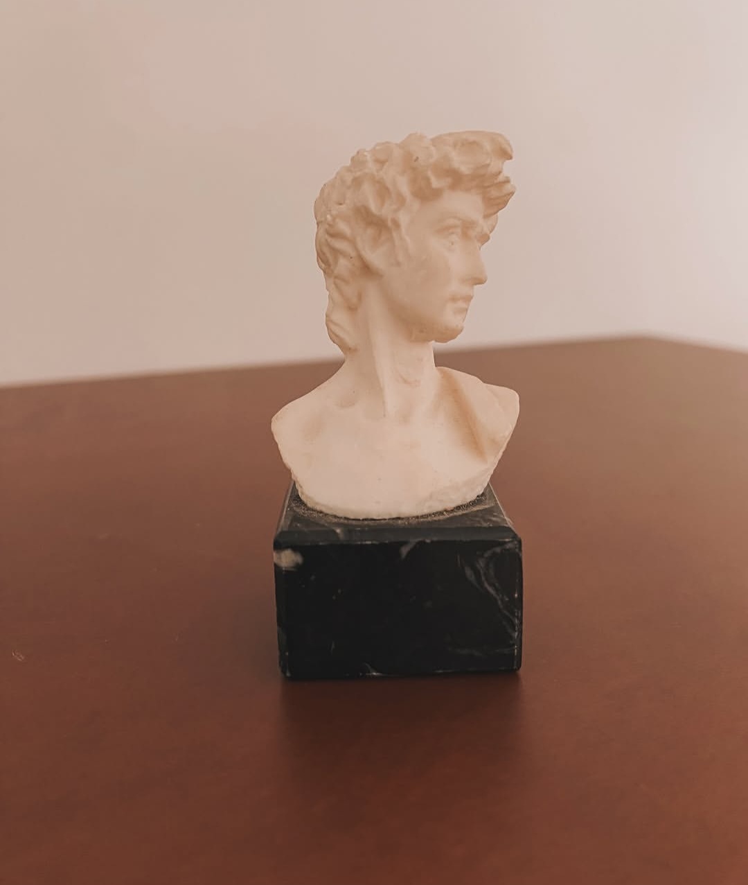 Mini David On Marble Base