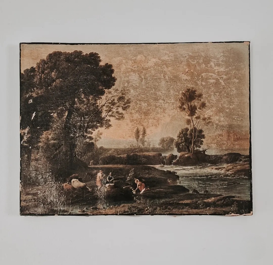 Unframed Oil on Canvas