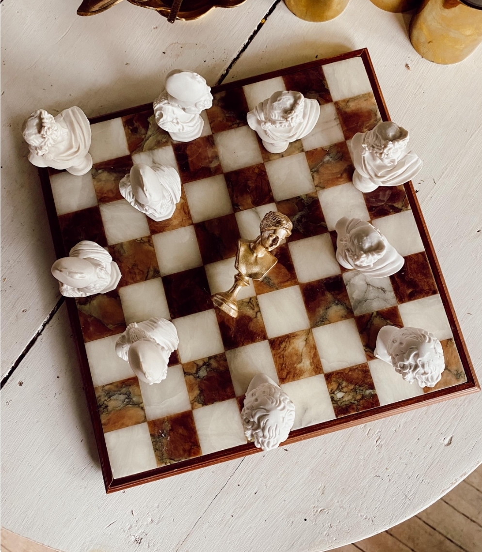 Alabaster Chessboard