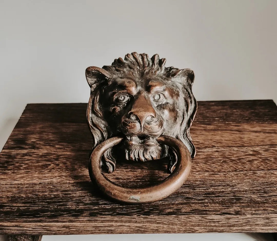 Bronze Lion Door Knocker