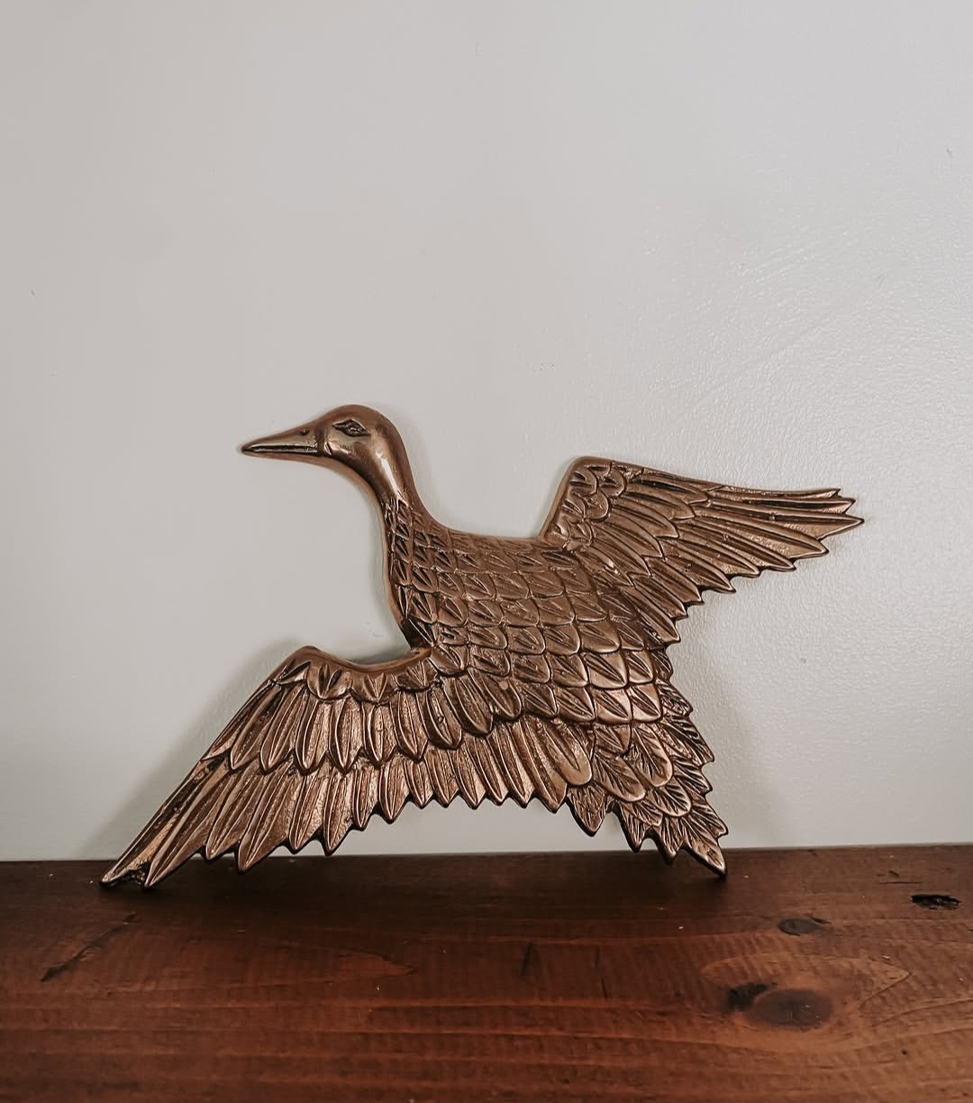 Brass Geese Wall Plaques
