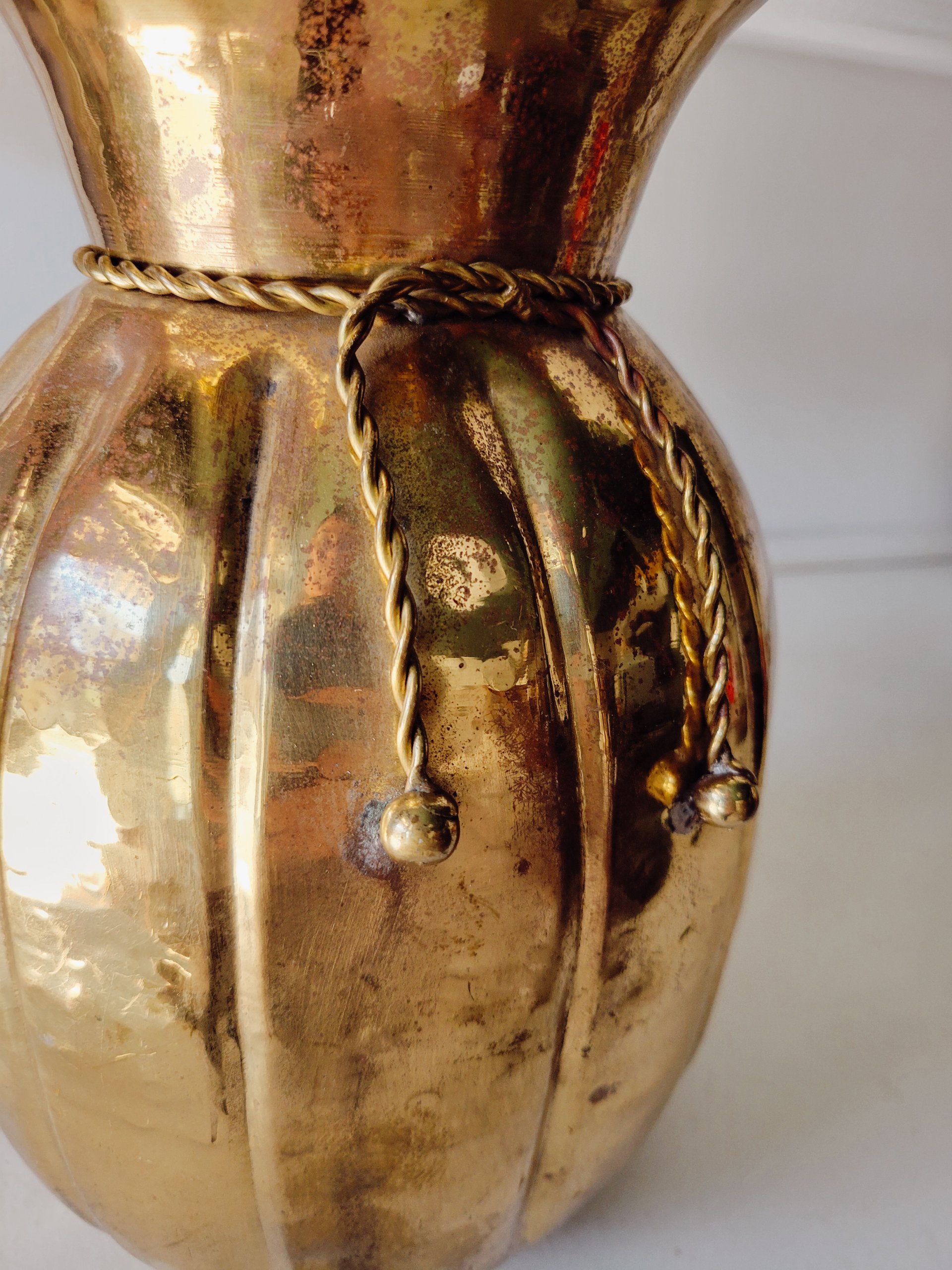 Large Brass Planter — view 4