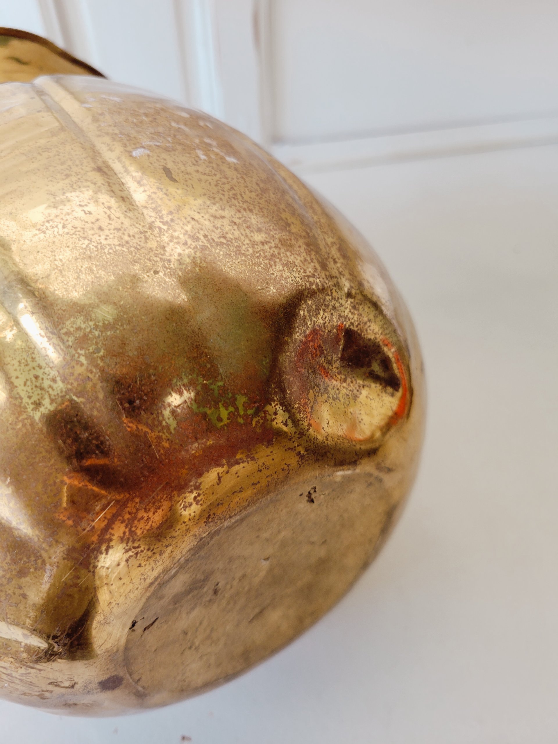 Large Brass Planter — view 5