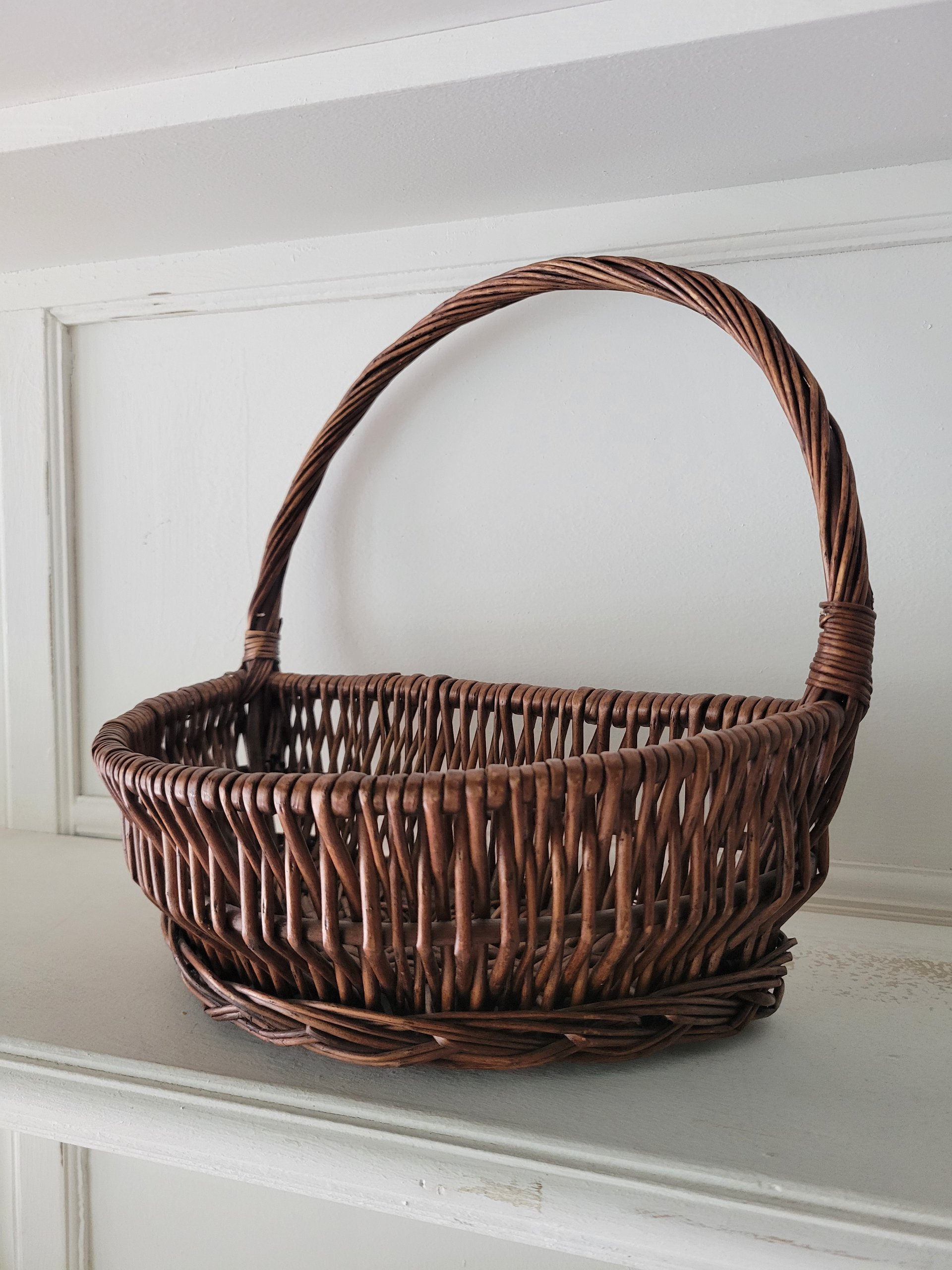 Wicker Gathering Basket — view 2