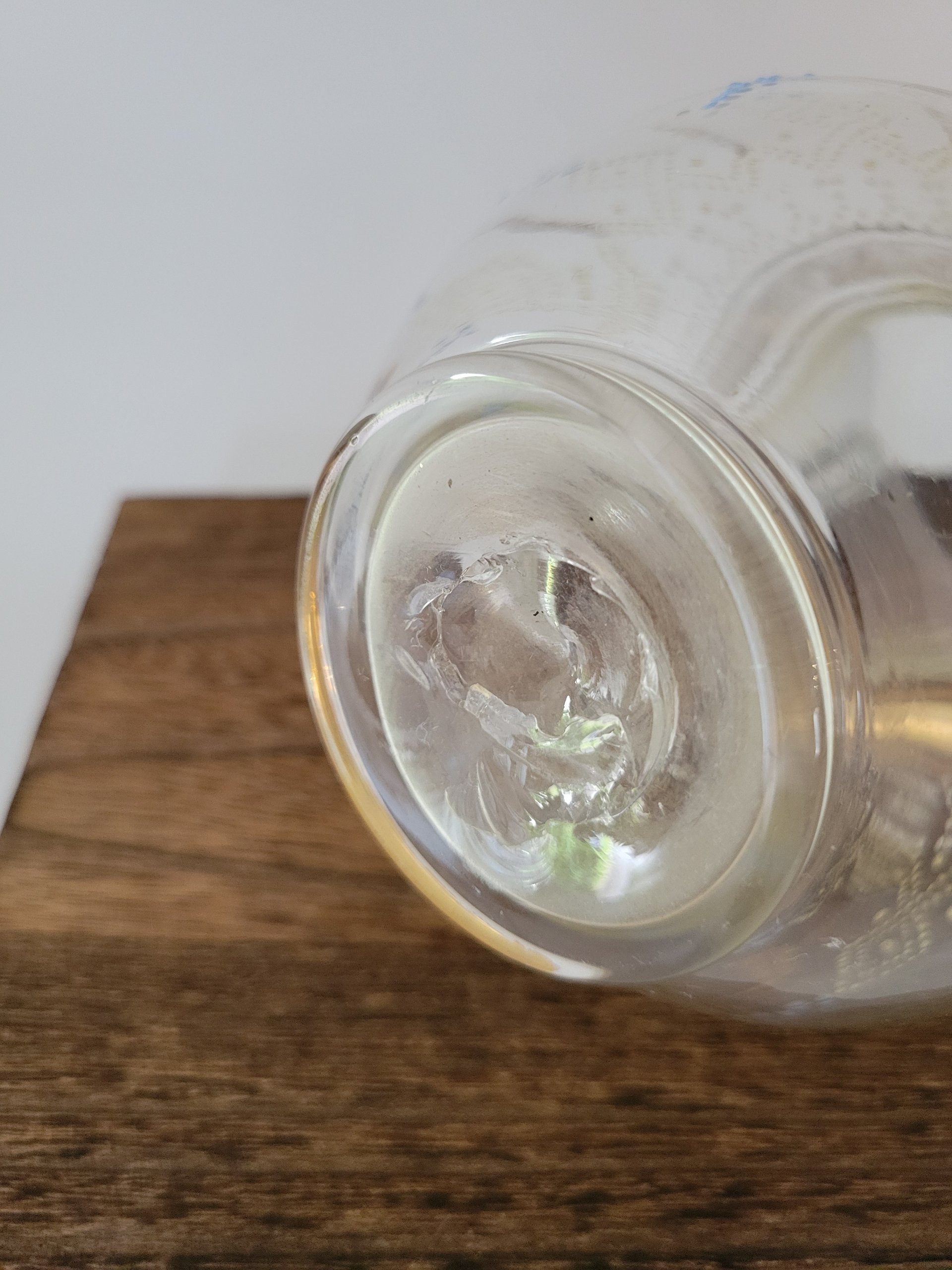 Antique Victorian Glass Pitcher — view 5