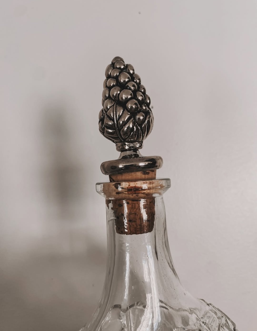 Vintage Italian Glass Decanter — view 2