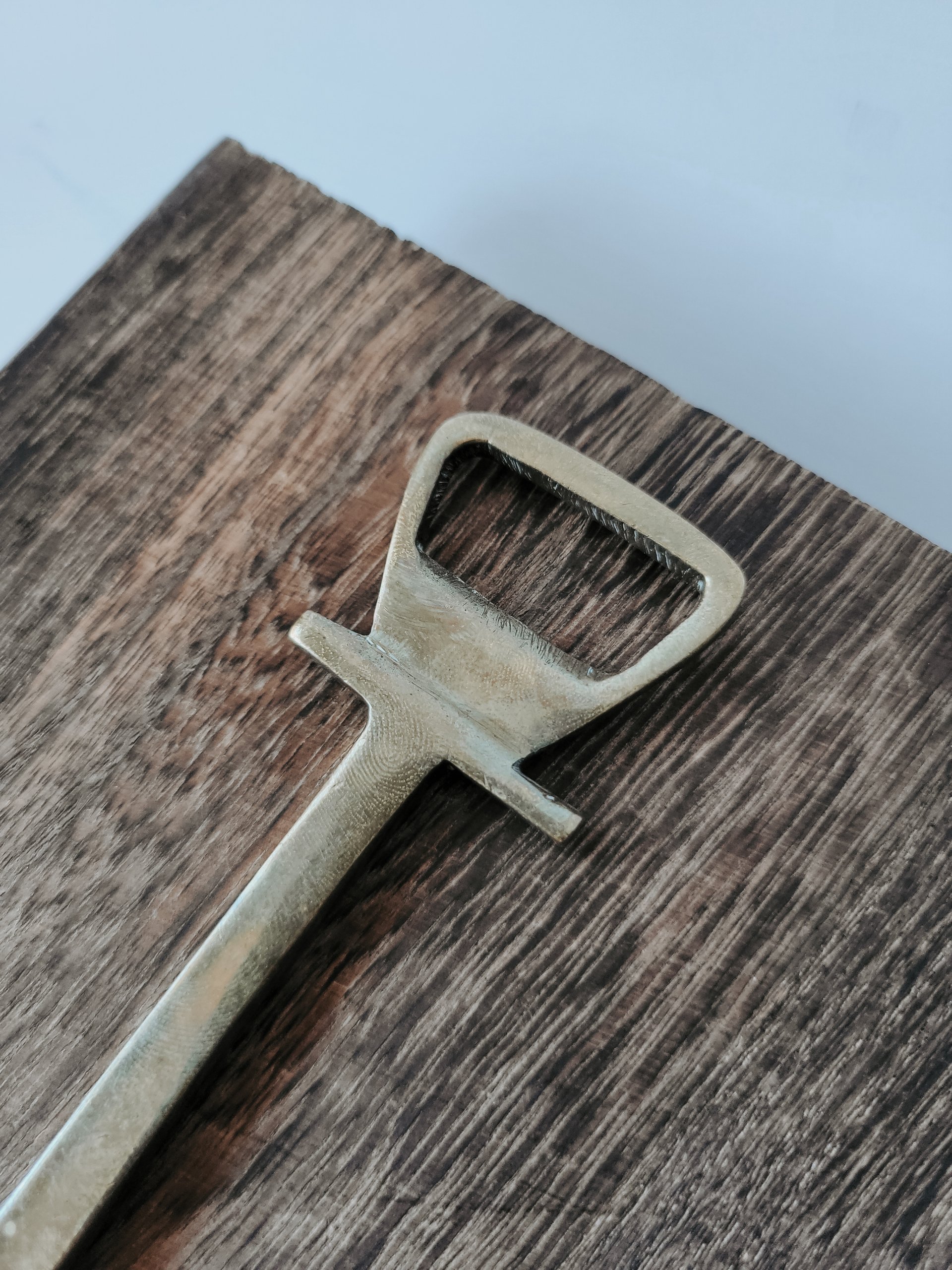 Brass Anchor Bottle Opener — view 2