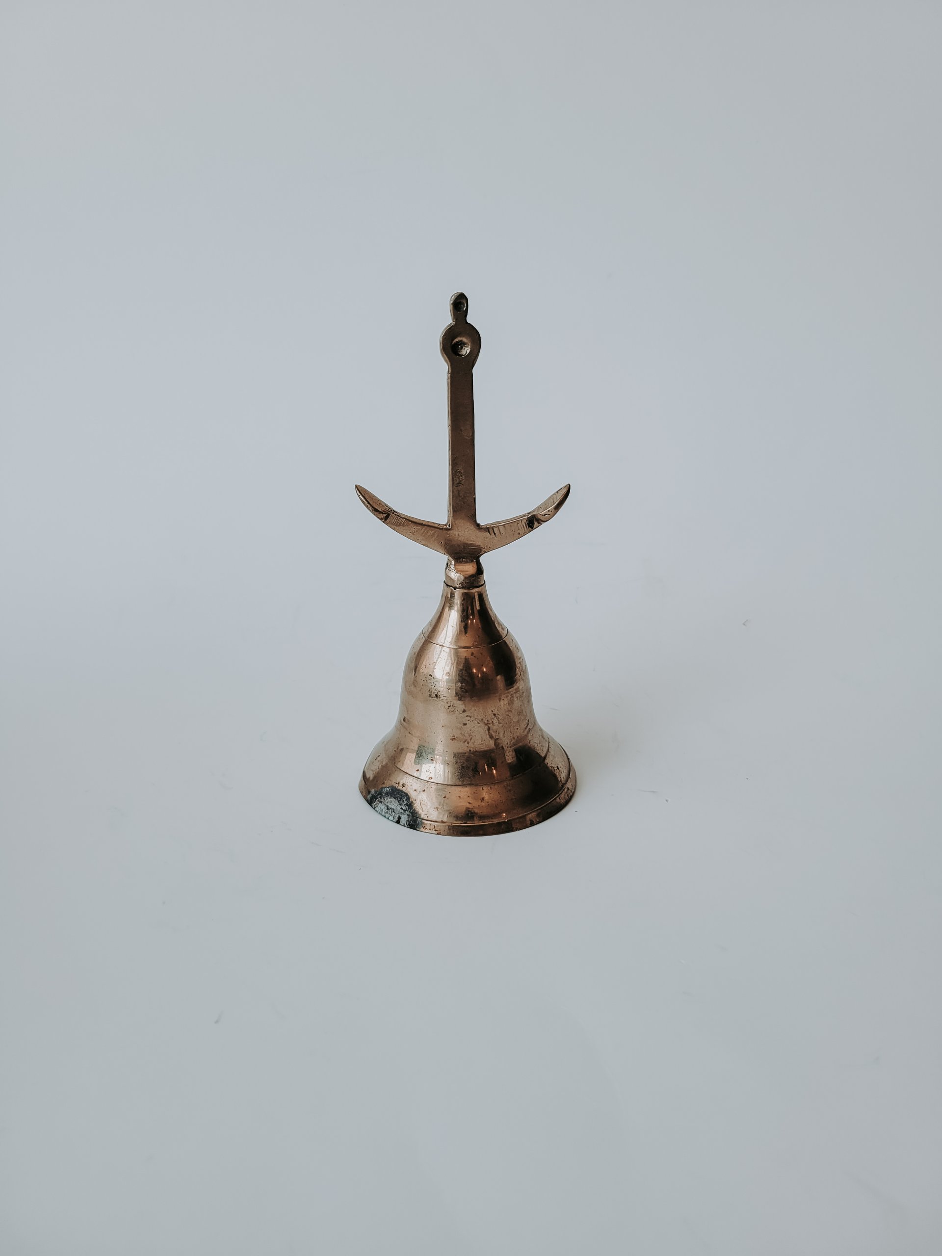 Brass Anchor Hand Bell