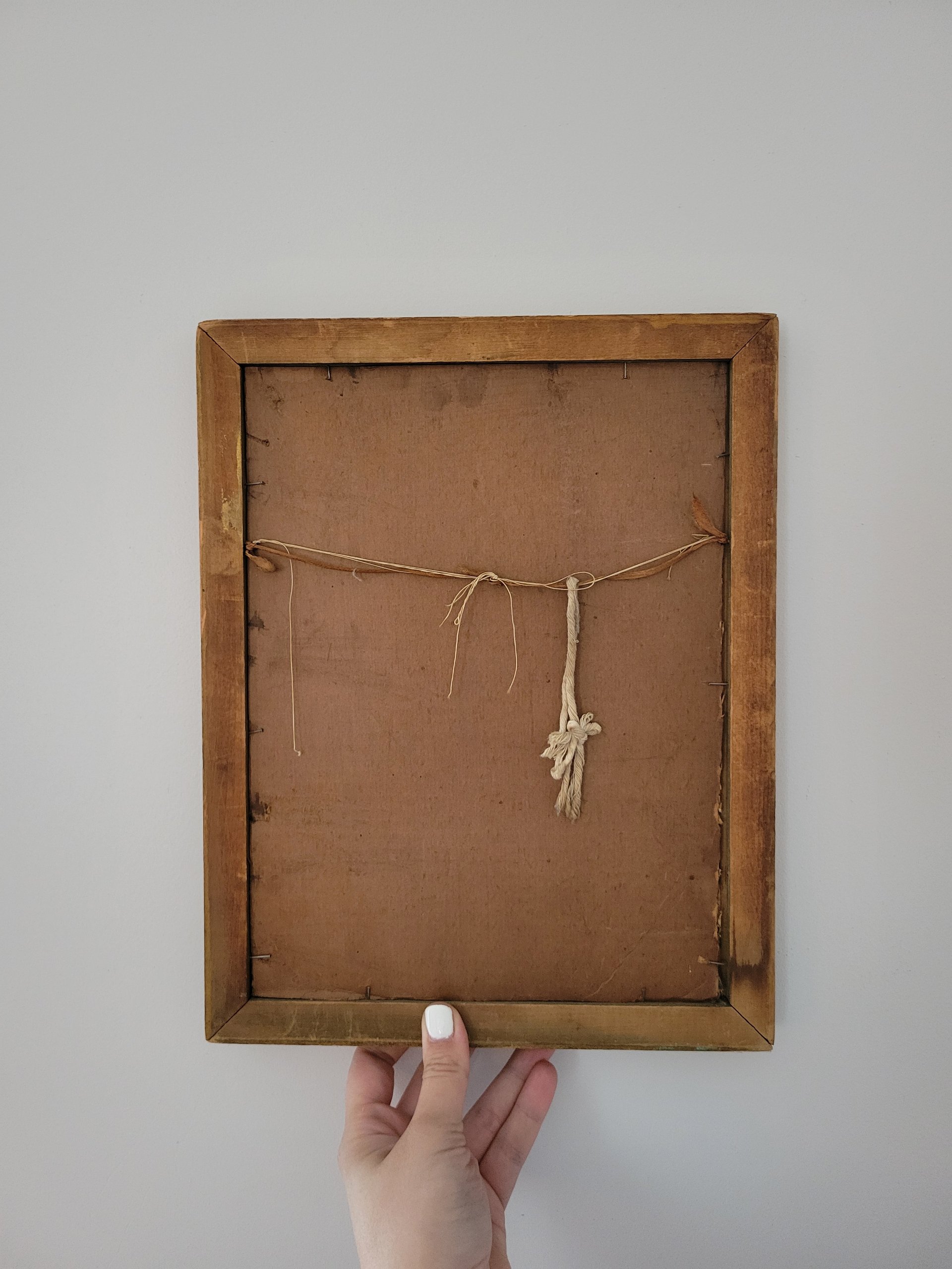 Antique Framed Copper Repousse Ballerina Artwork — view 7