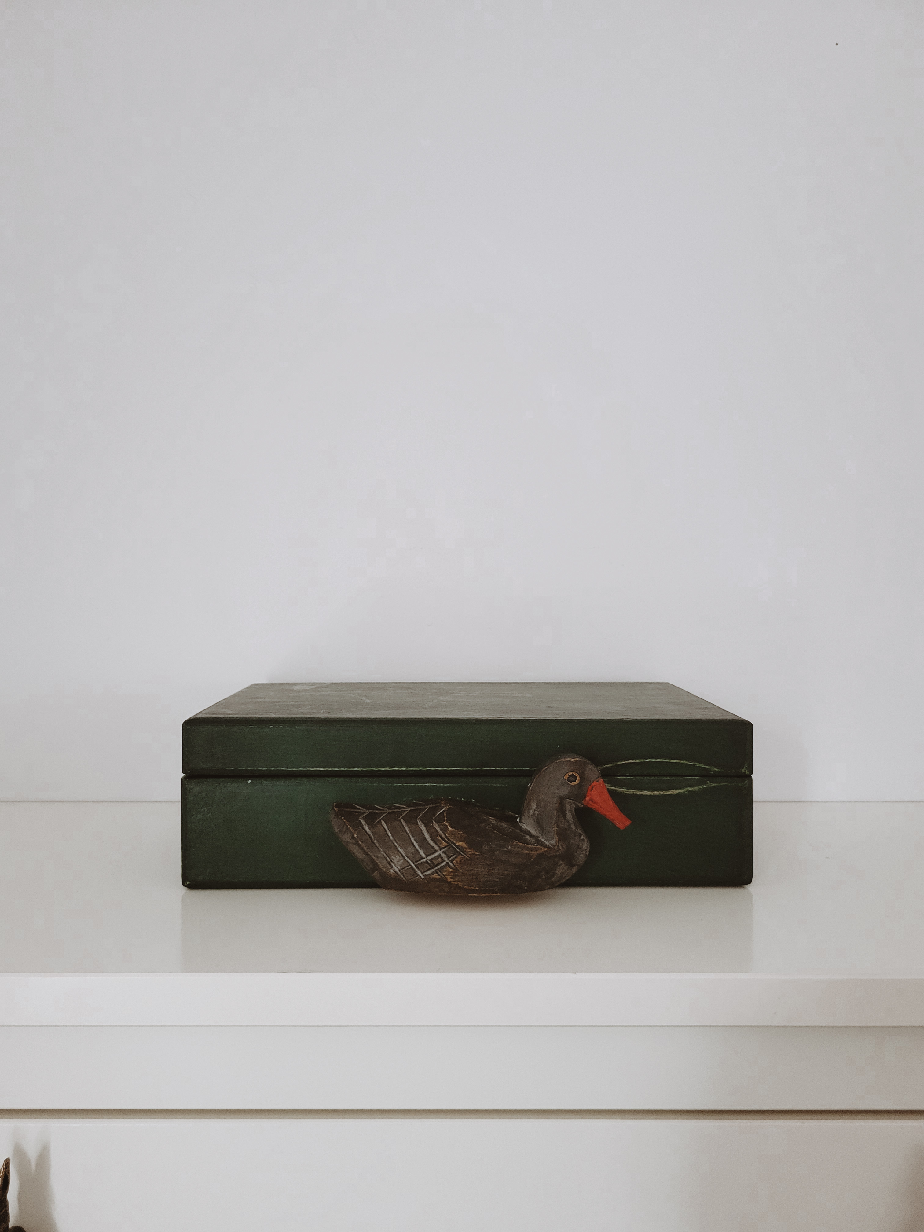 Rustic Wood Duck Tea Box