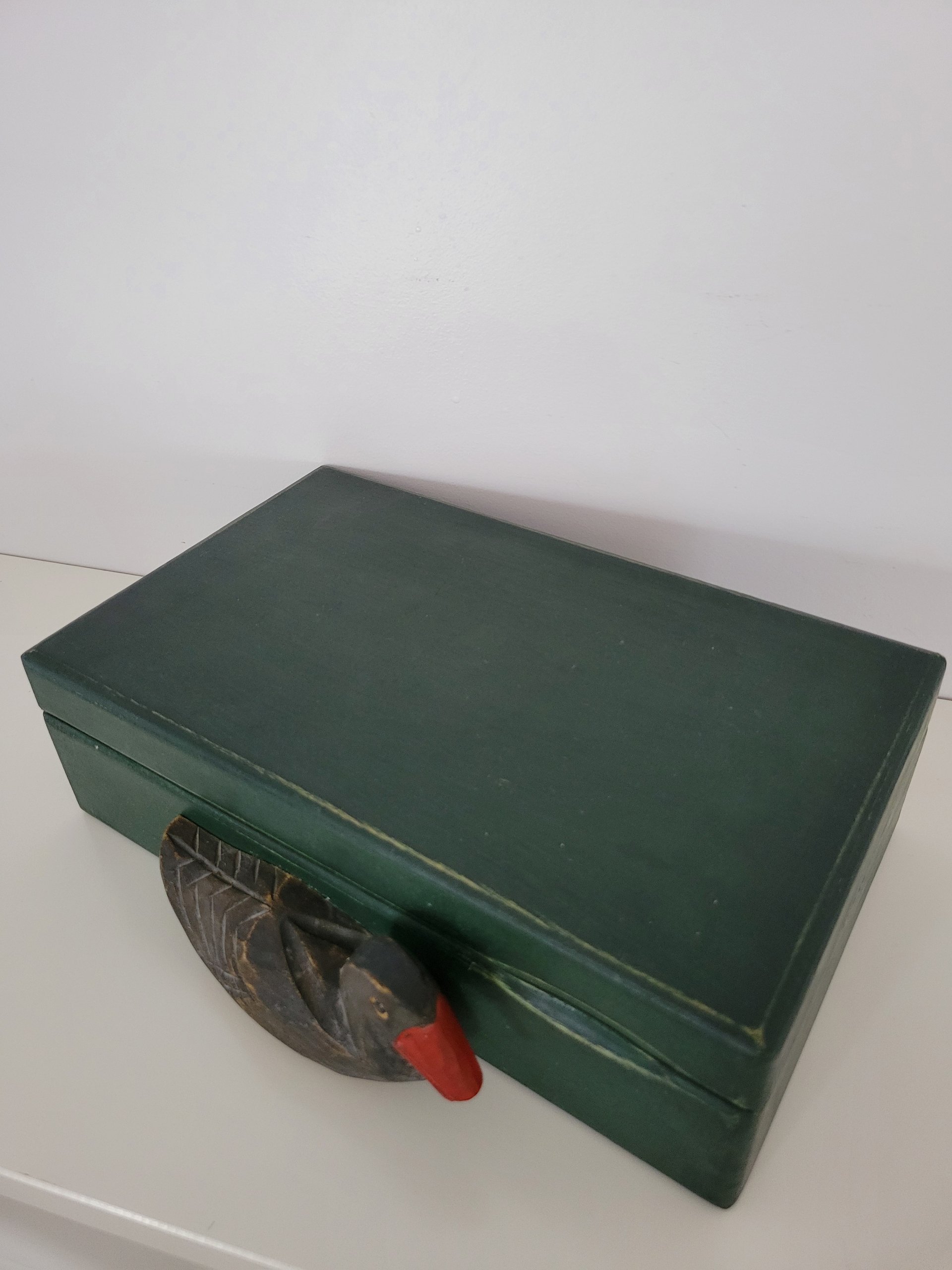 Rustic Wood Duck Tea Box — view 3