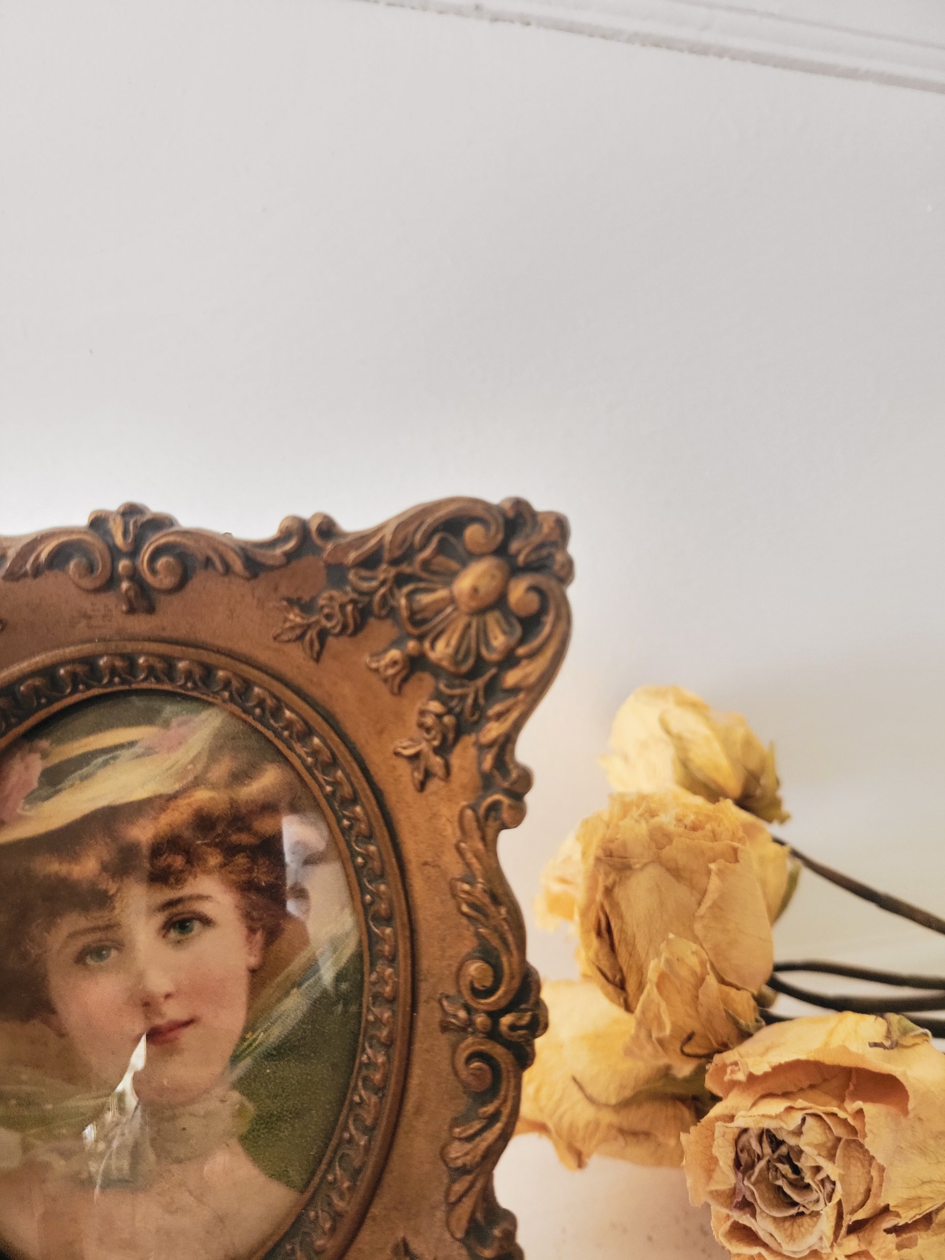 Vintage Ornate Framed Portrait — view 2