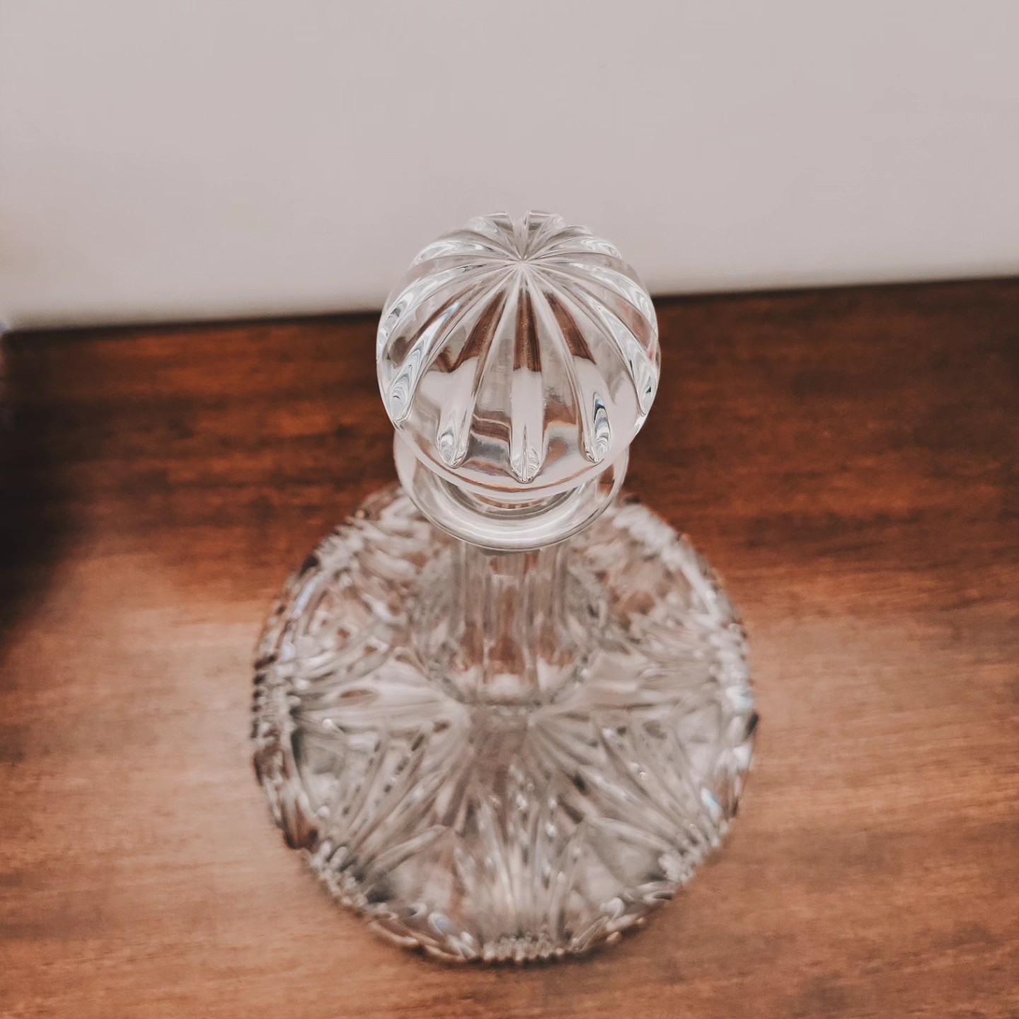 Cut Crystal Ships Decanter — view 2