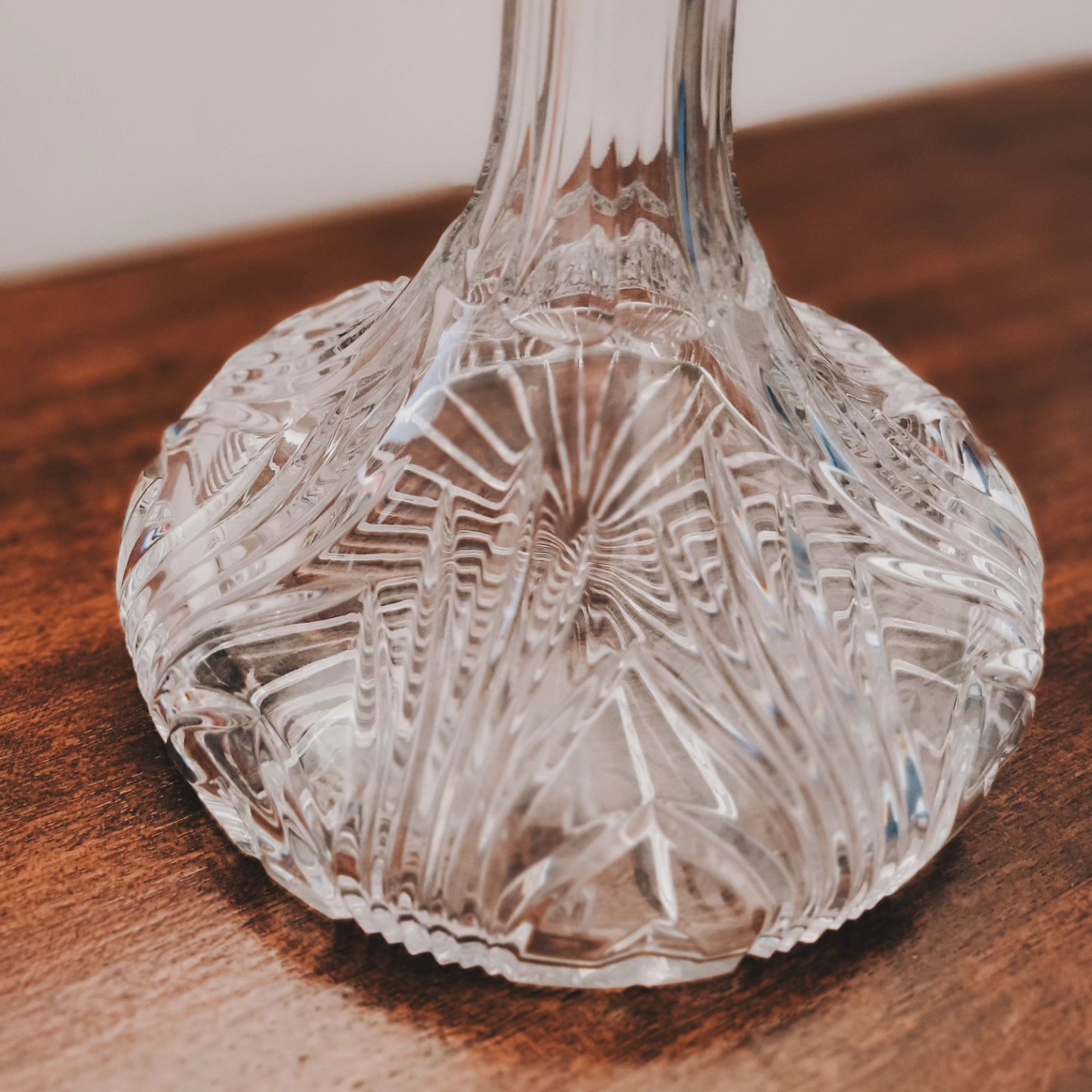 Cut Crystal Ships Decanter — view 3