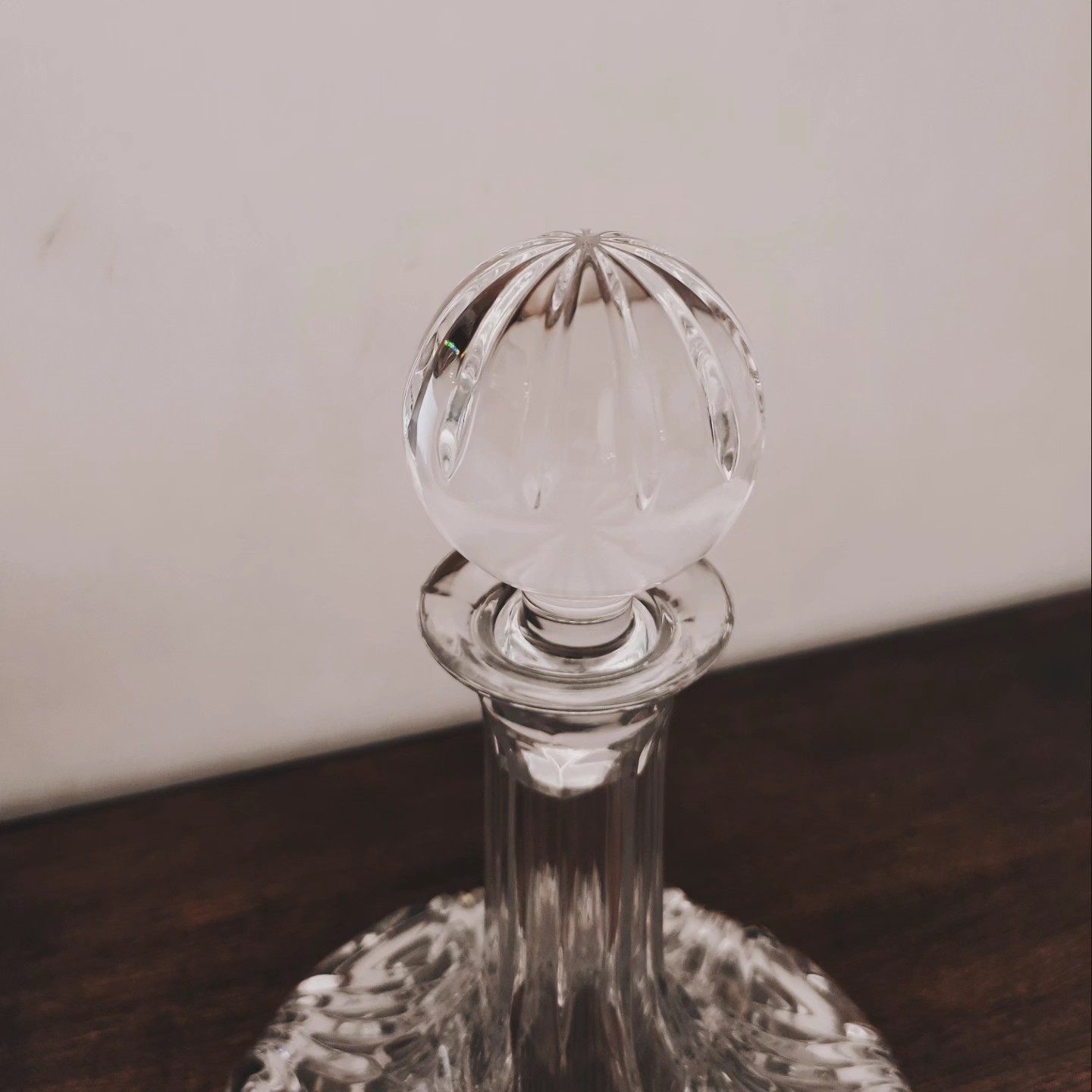Cut Crystal Ships Decanter — view 4