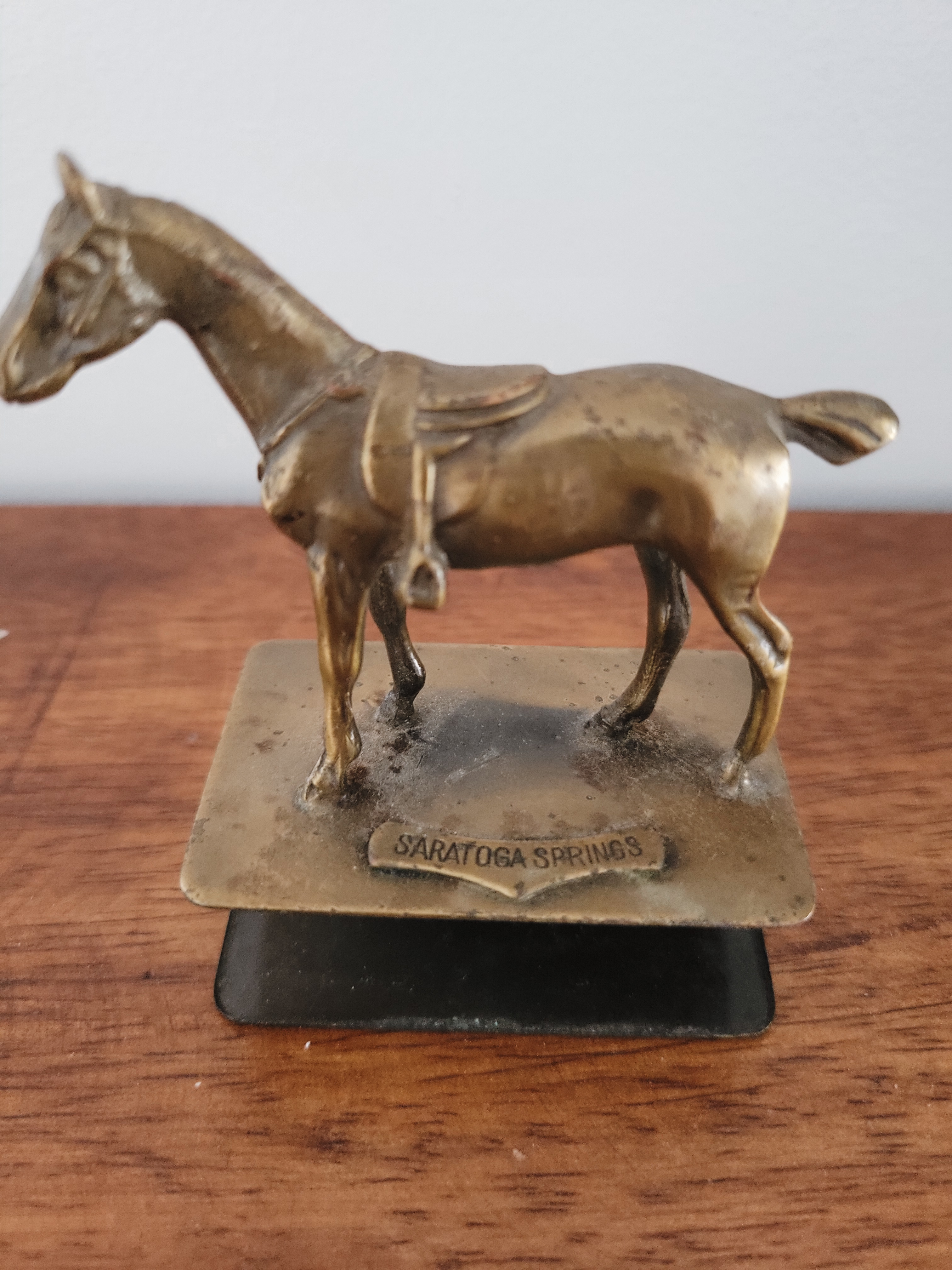 Brass Horse Matchbox Holder — view 4