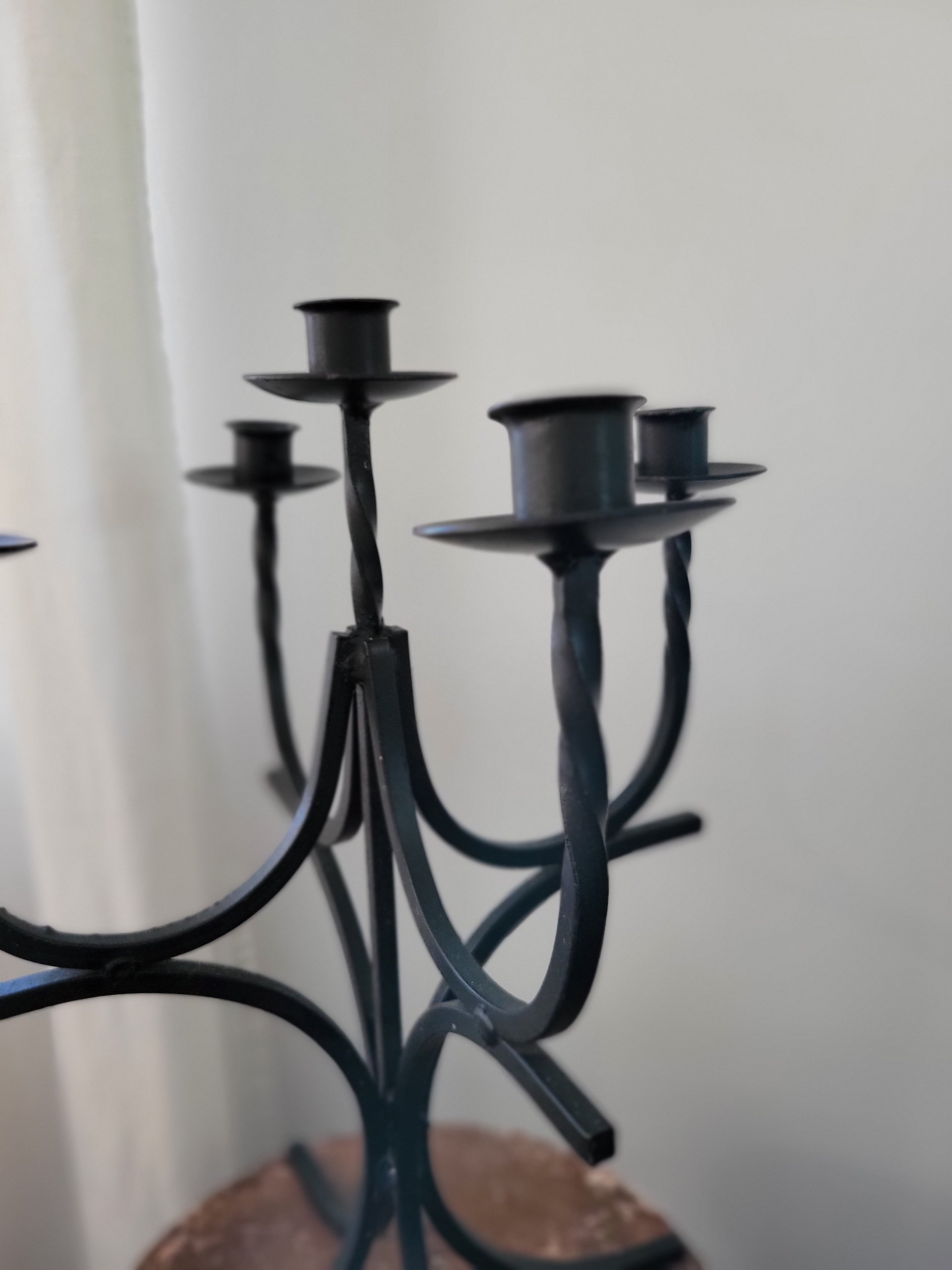 Wrought Iron Candelabra — view 2