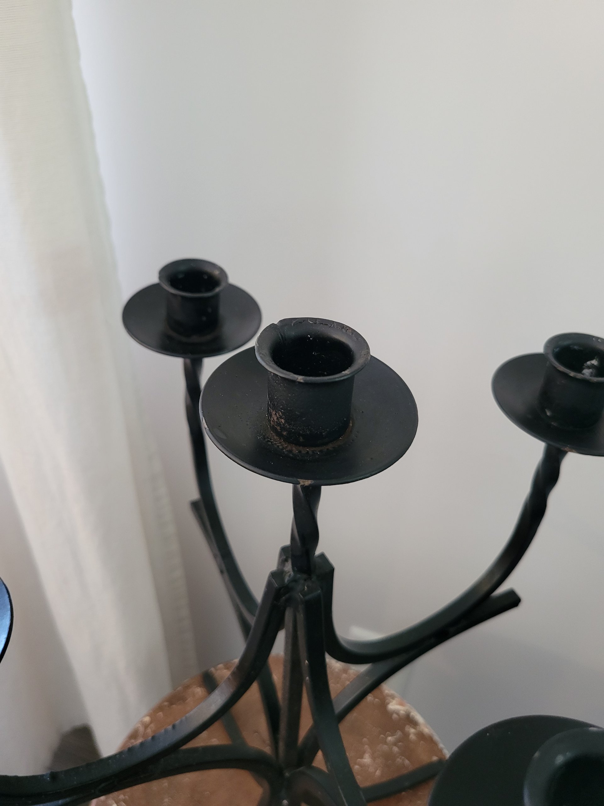 Wrought Iron Candelabra — view 4