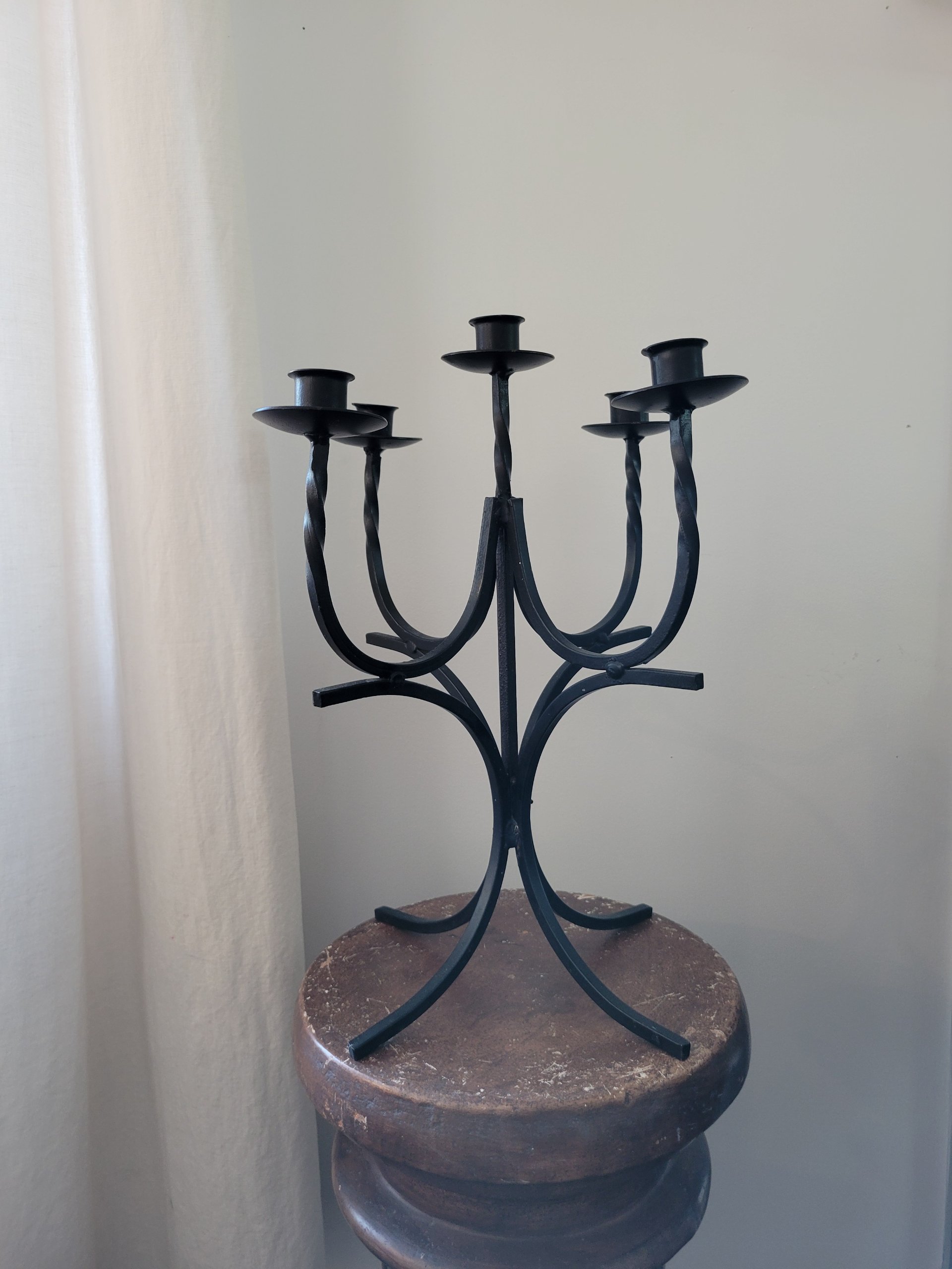 Wrought Iron Candelabra