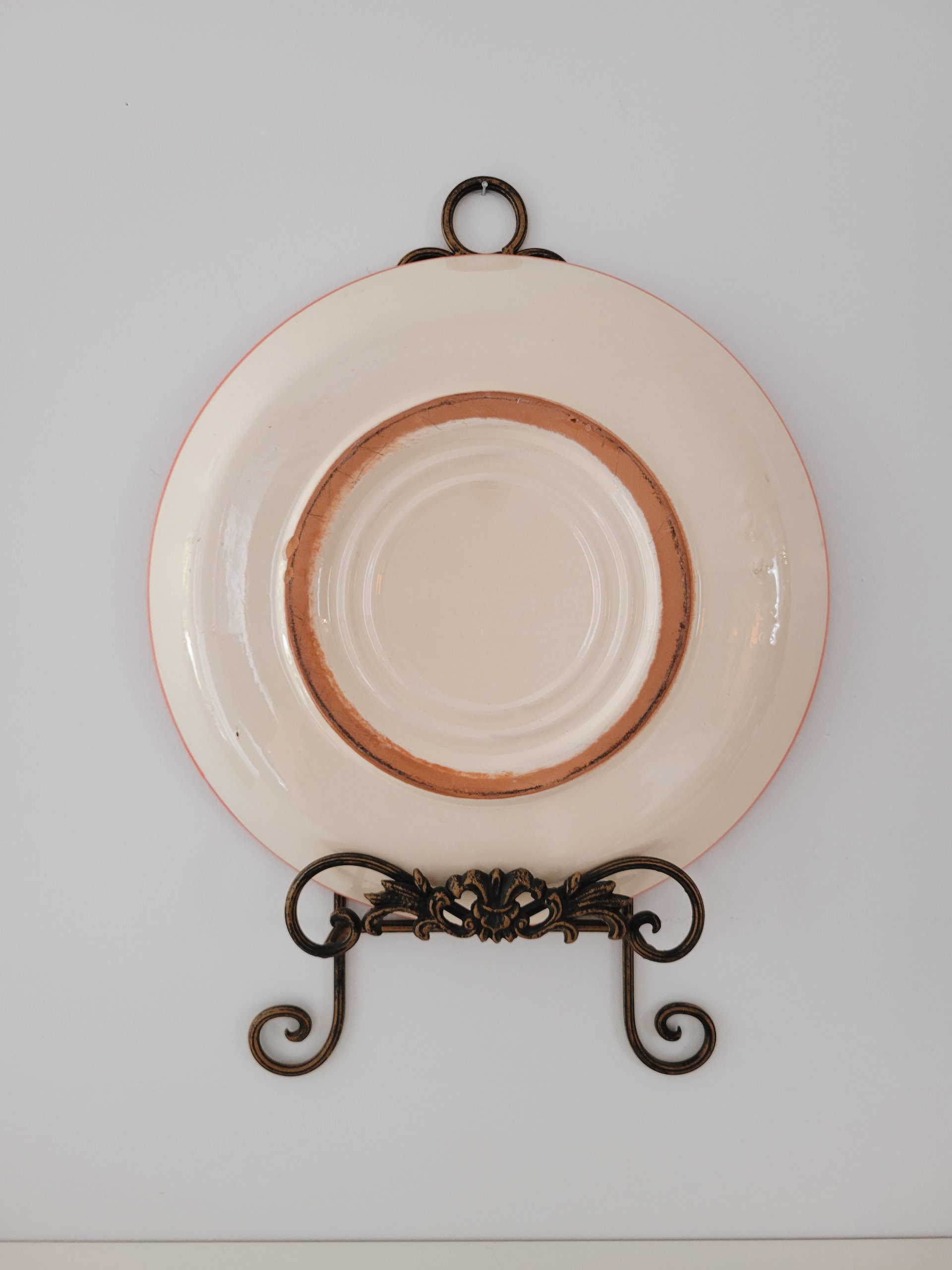 Vintage Hand-Painted Pomegranate Plate — view 5