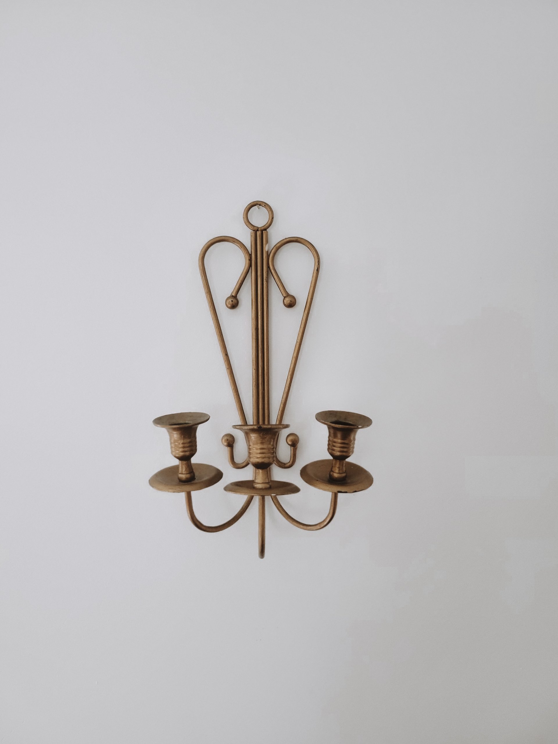 Metal Candle Sconce