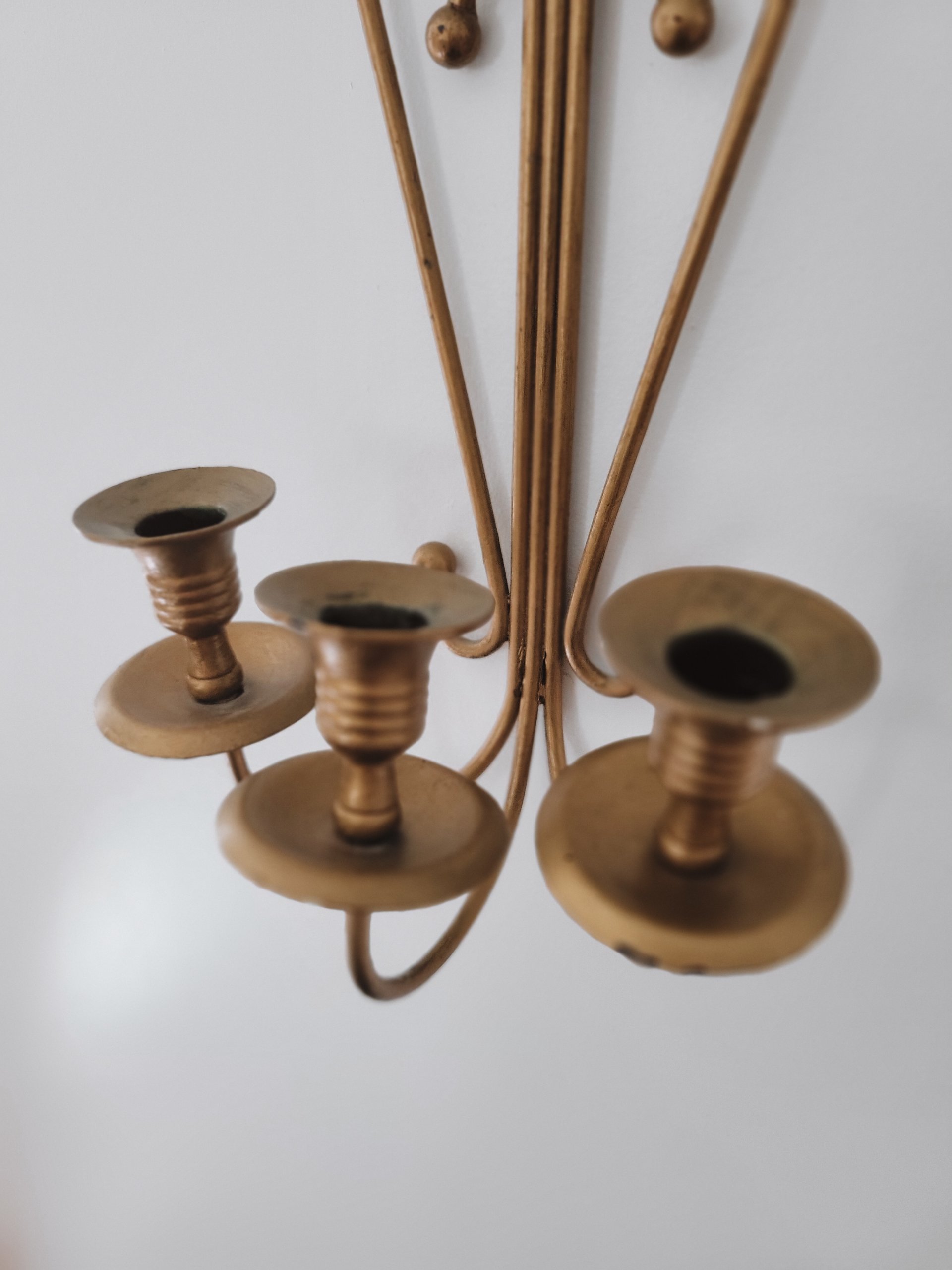 Metal Candle Sconce — view 2
