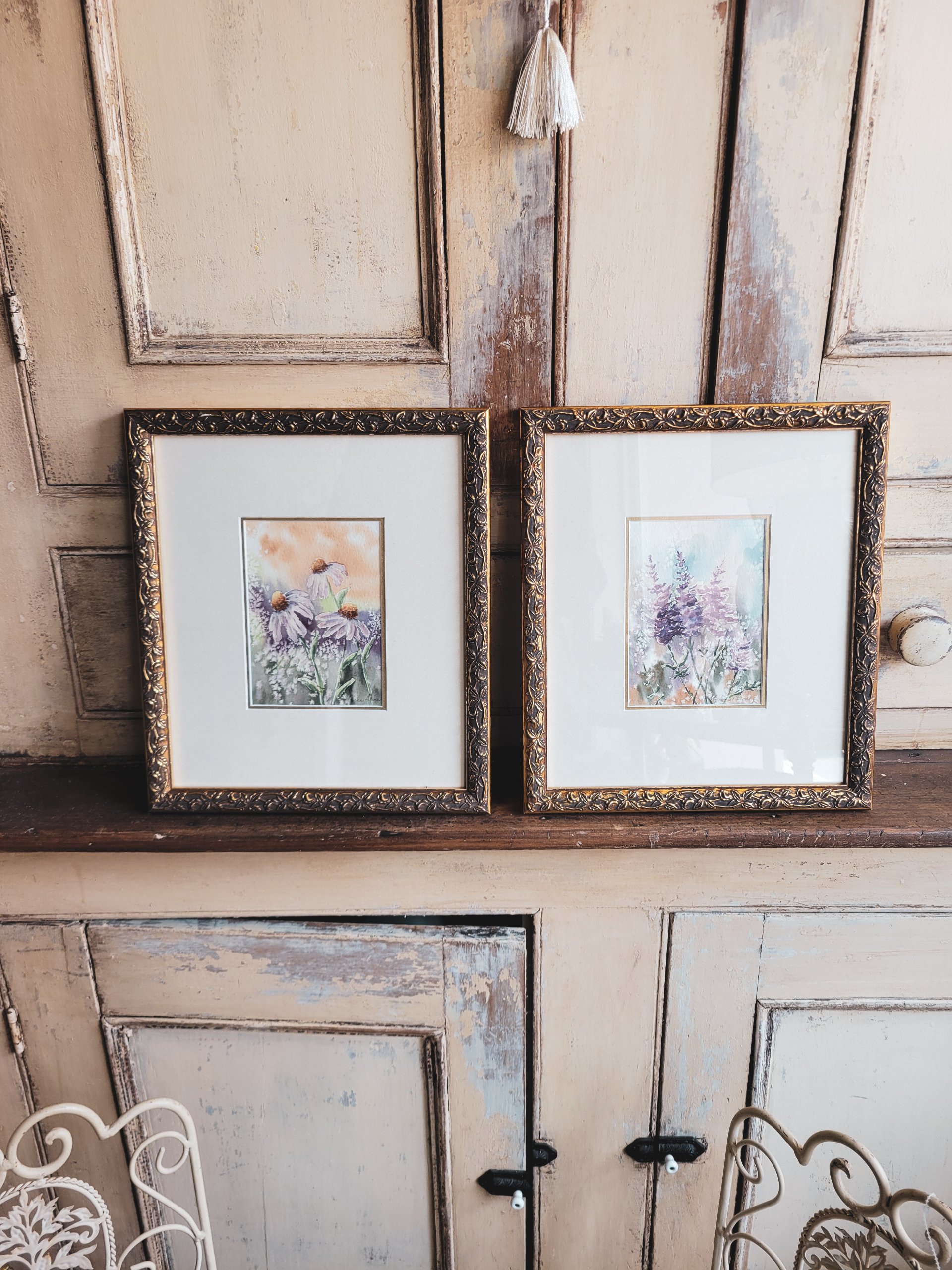 Vintage Botanical Watercolors | Set of 3