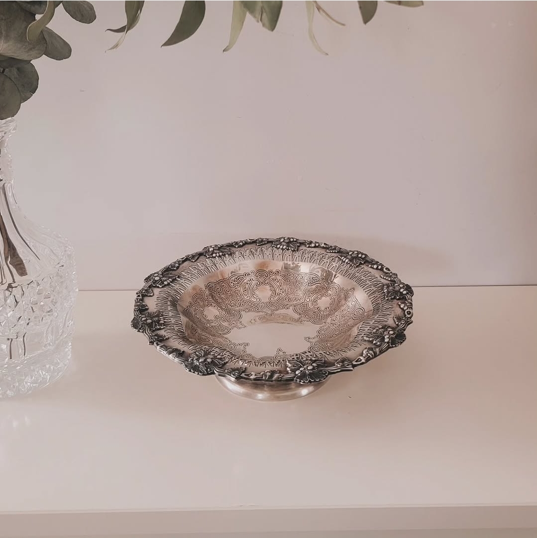 Silver-Plate Pedestal Bowl | Rideau Plate