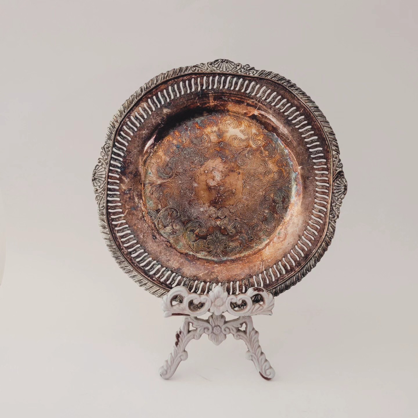 Vintage Silver-Plate Platter