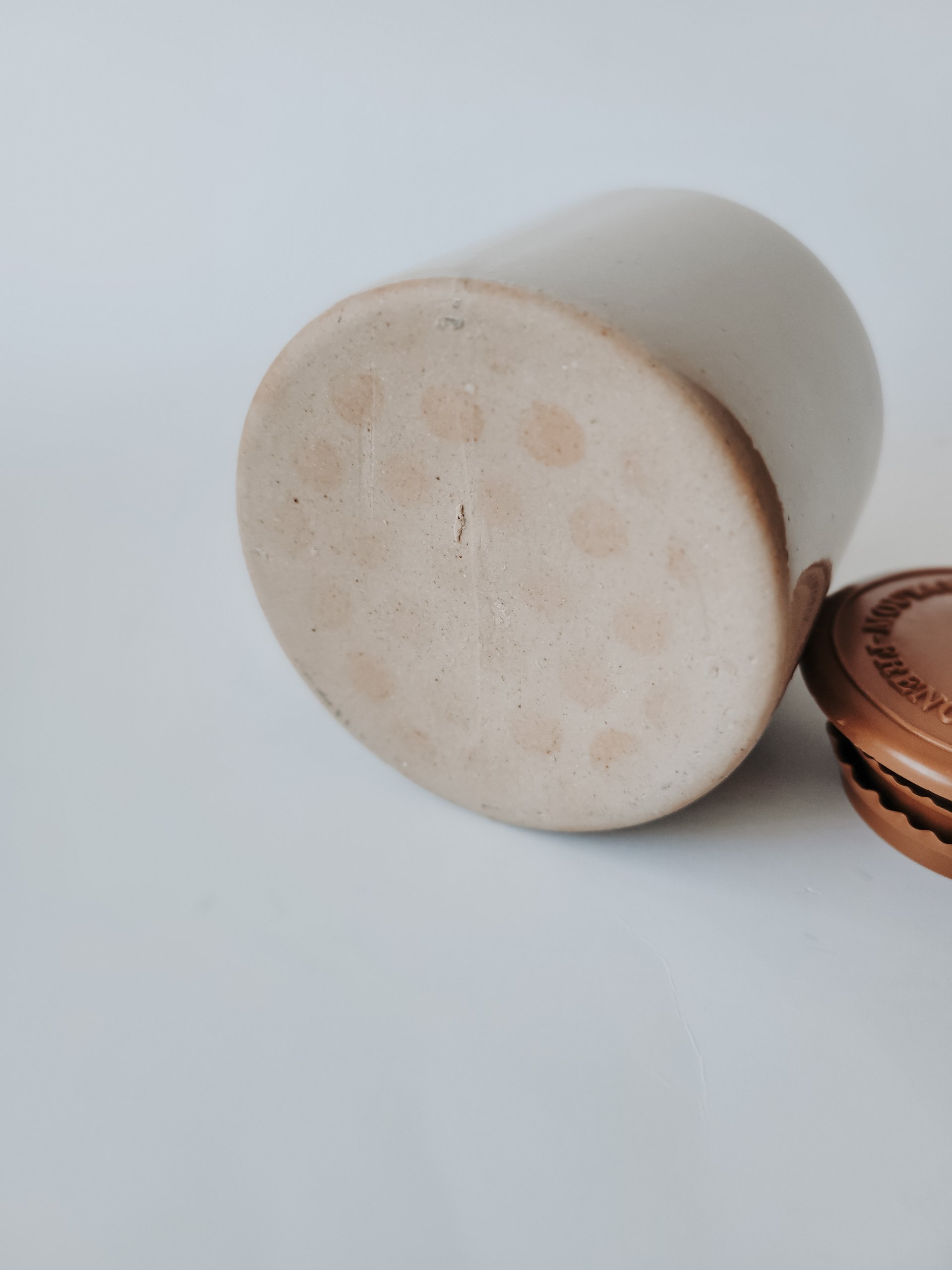 Vintage French Stoneware Croc — view 3