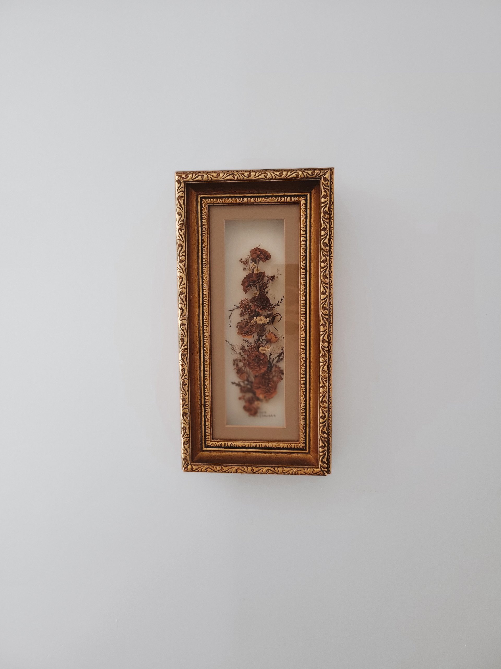 'Wilde Flowers' Dried Botanical Shadow Box